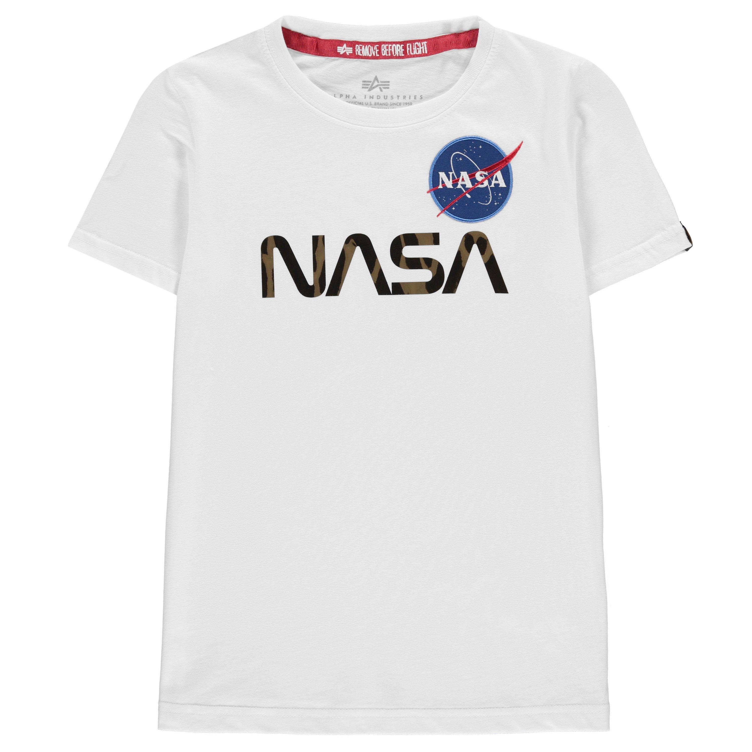 【ALPHA INDUSTRIES】NASA リフレクティブ プリント Tシャツ ♪ ALPHA INDUSTRIES】NASA リフレクティブ プリント Tシャツ