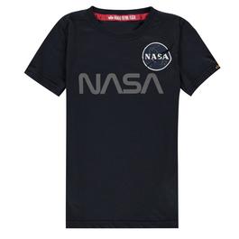 Alpha Industries Boy's NASA Reflect T Shirt