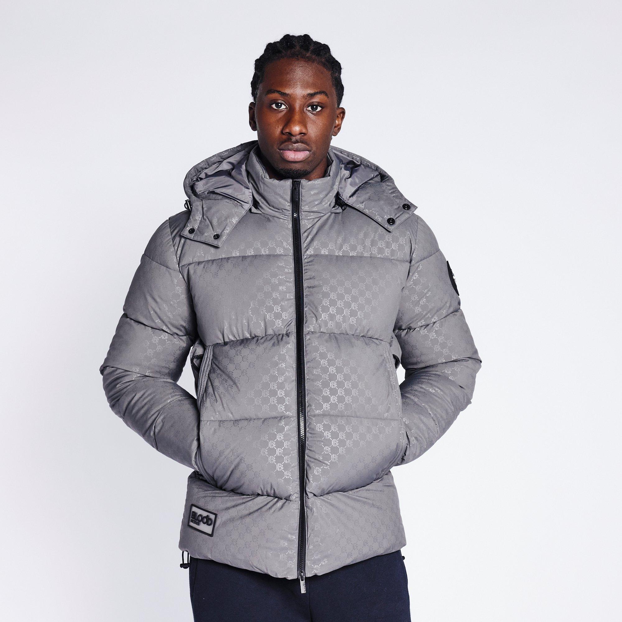 AOP Grey - Blood Brother - Heavyweight Puffer Jacket - 1
