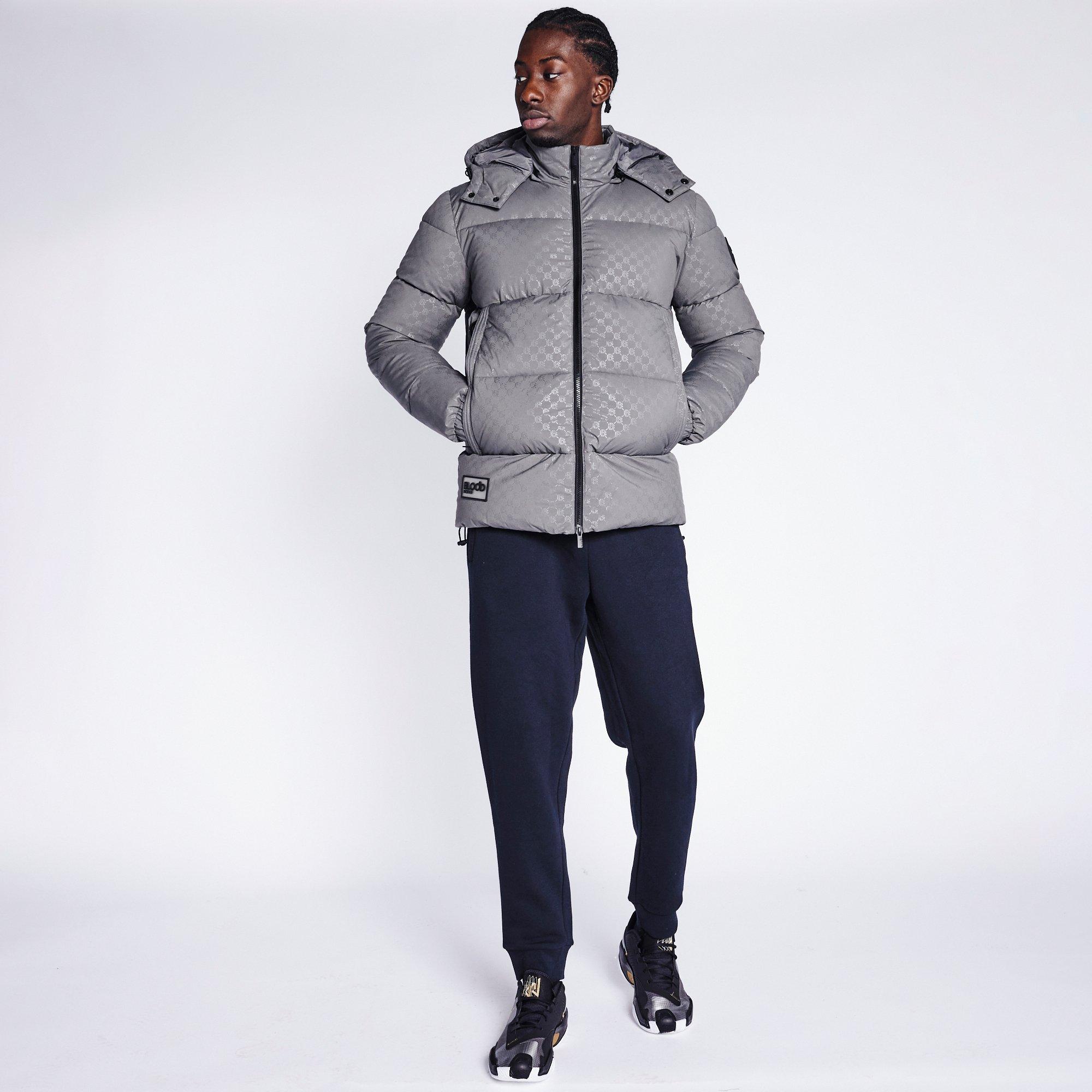 AOP Grey - Blood Brother - Heavyweight Puffer Jacket - 5