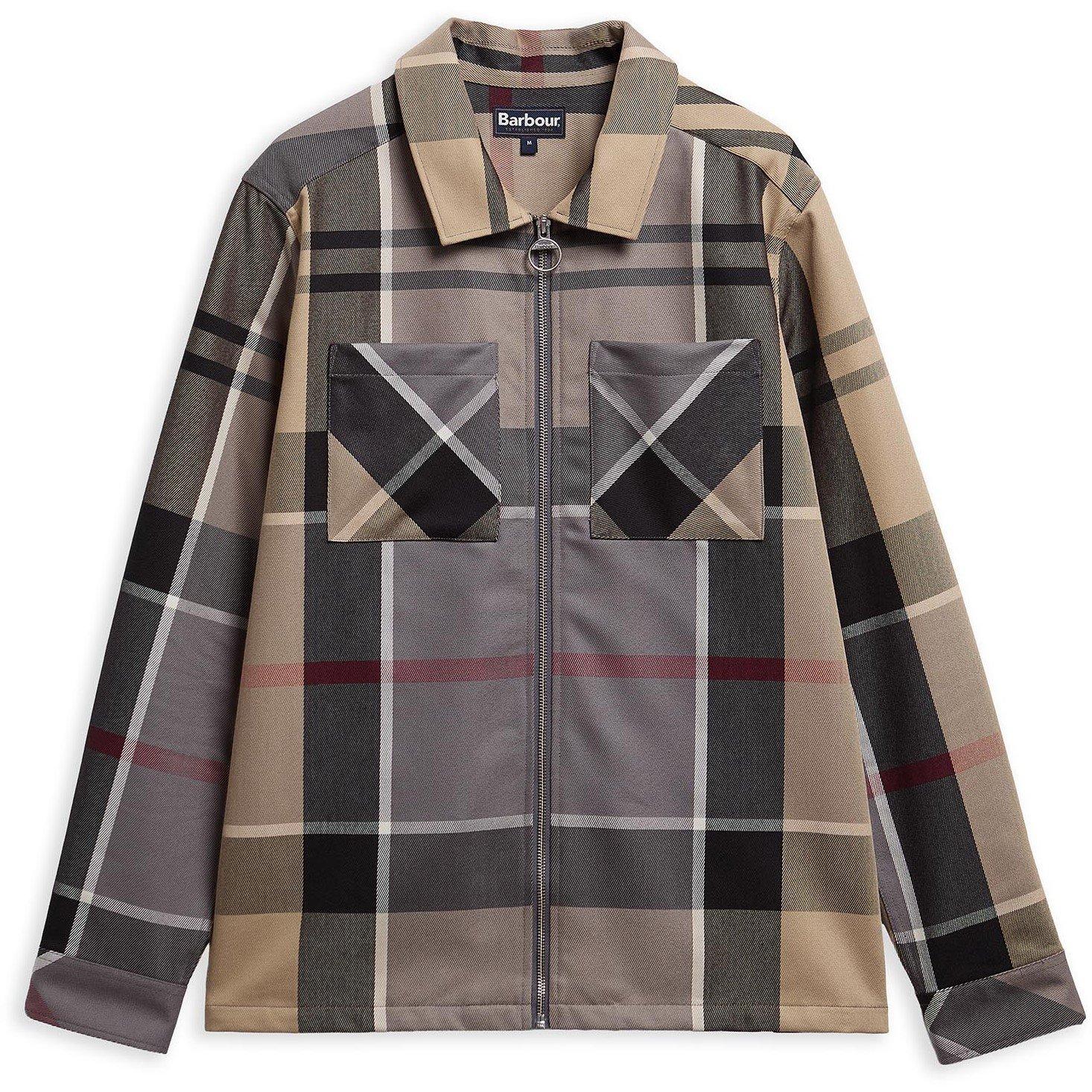 Barbour Men's Ettrick Overshirt - Dress Trtn Tn31 - M
