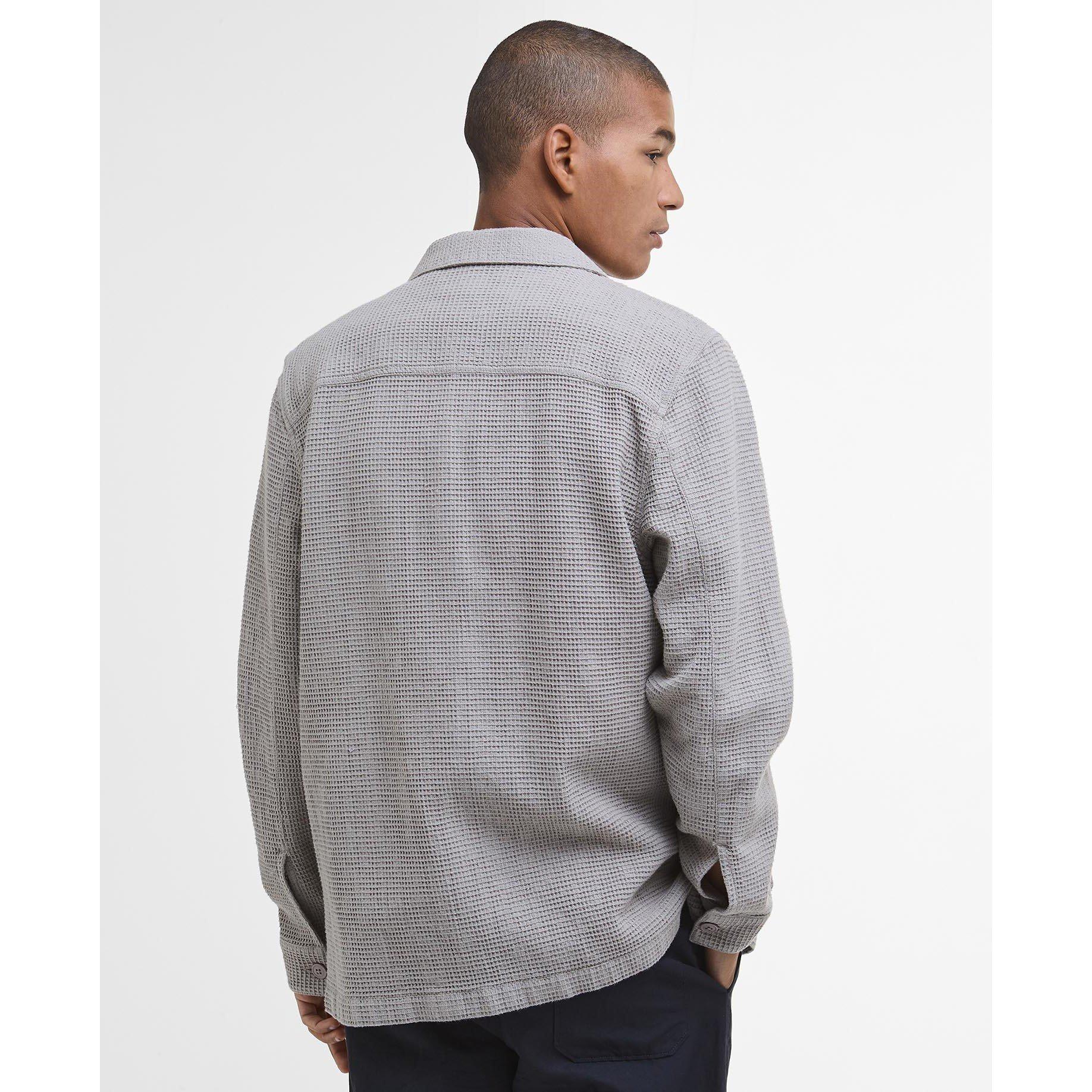 Concrete GY35 - Barbour - Men's B.Li Waffle Textured Overshirt - 3