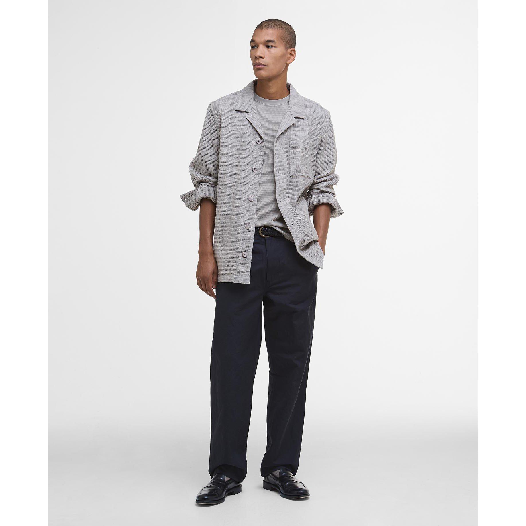 Concrete GY35 - Barbour - Men's B.Li Waffle Textured Overshirt - 6