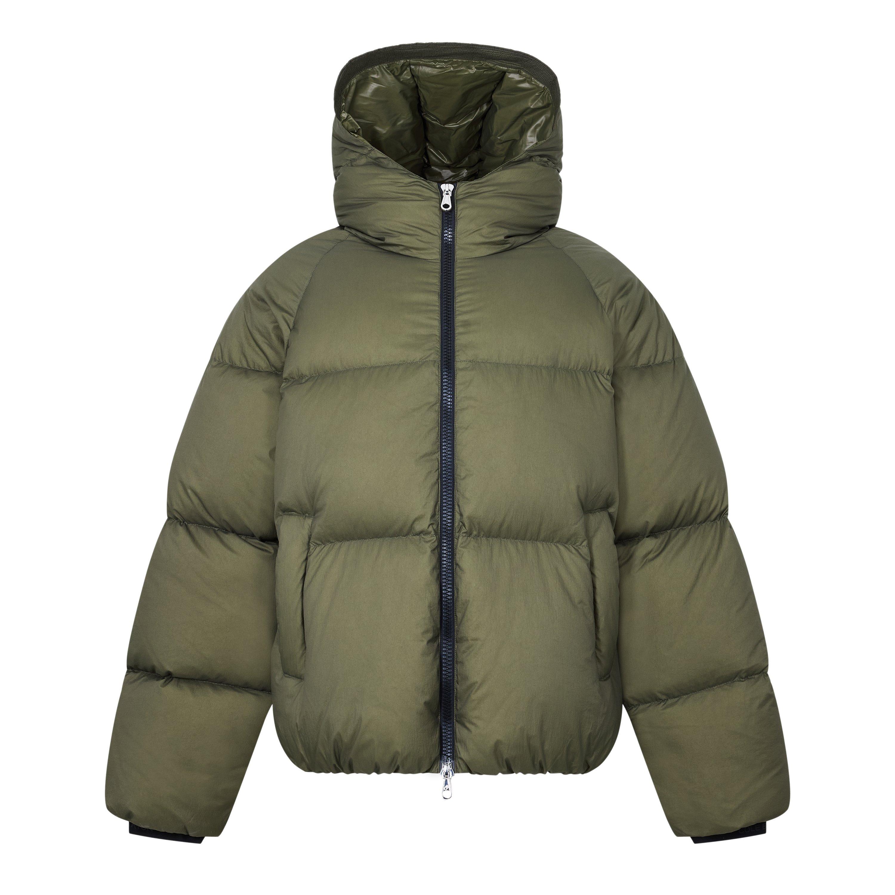 Cole Buxton Men's Green Hooded Down Jacket ( - M) - Size M - Image 2