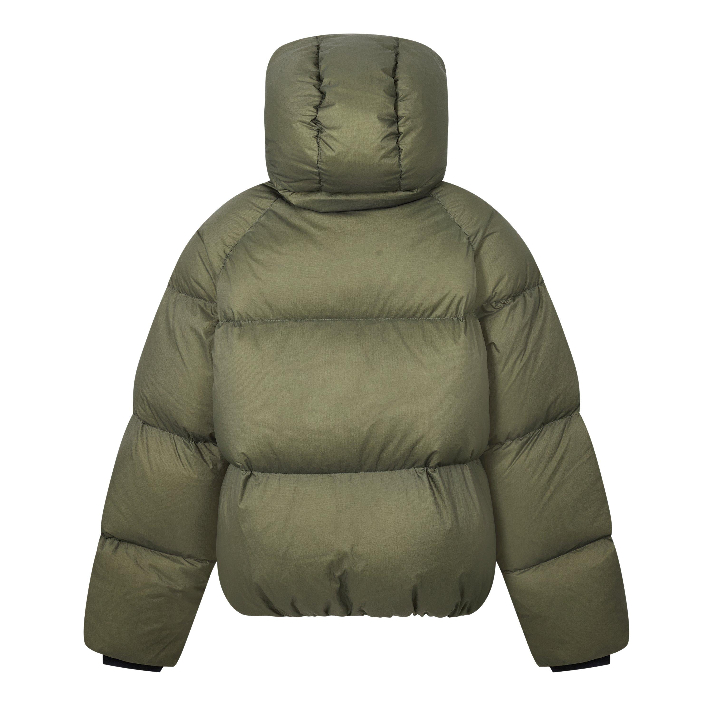 Khaki - Cole Buxton - Men's Short Puffer Jacket - 2