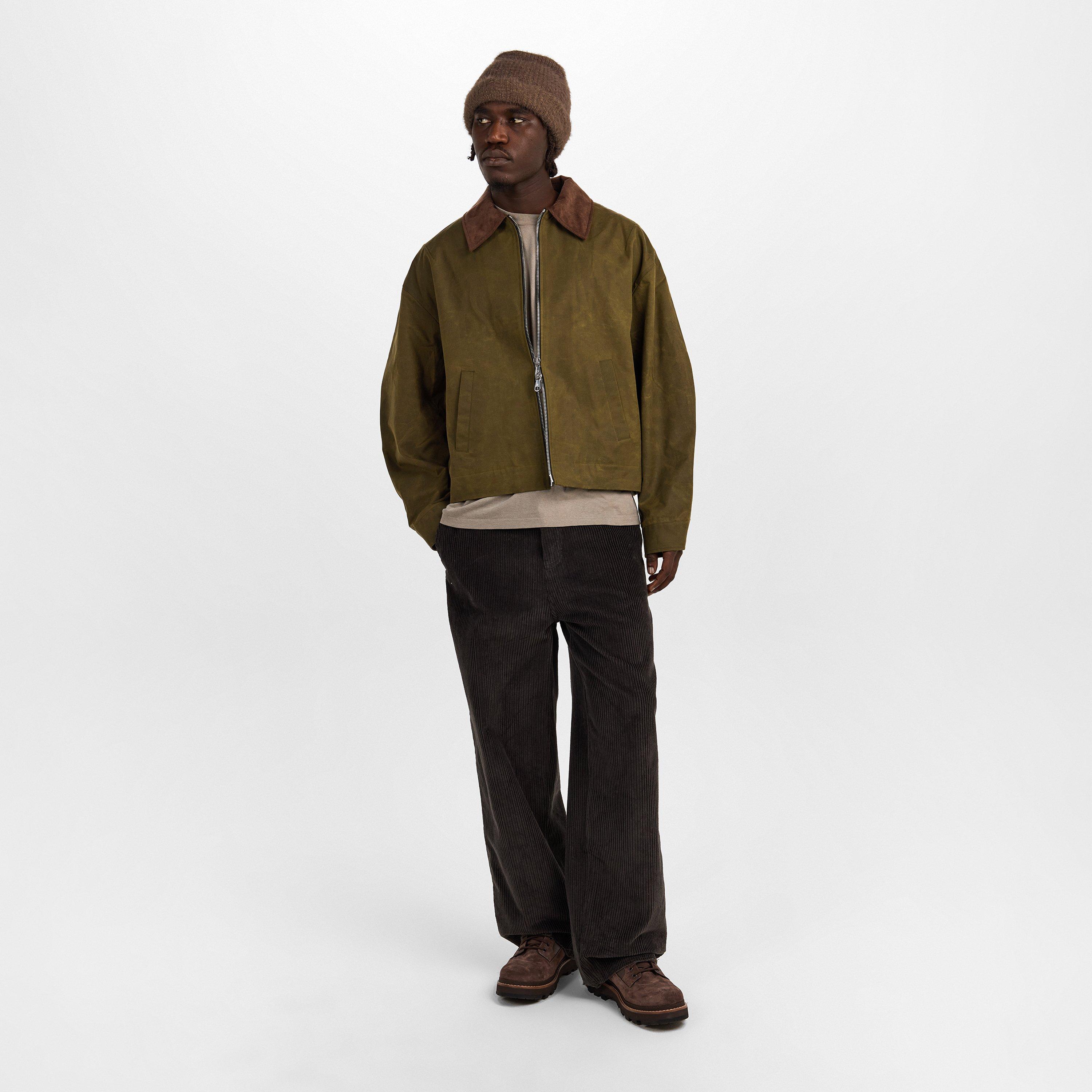Olive Green - Cole Buxton - Men's Waxed Jacket - 6
