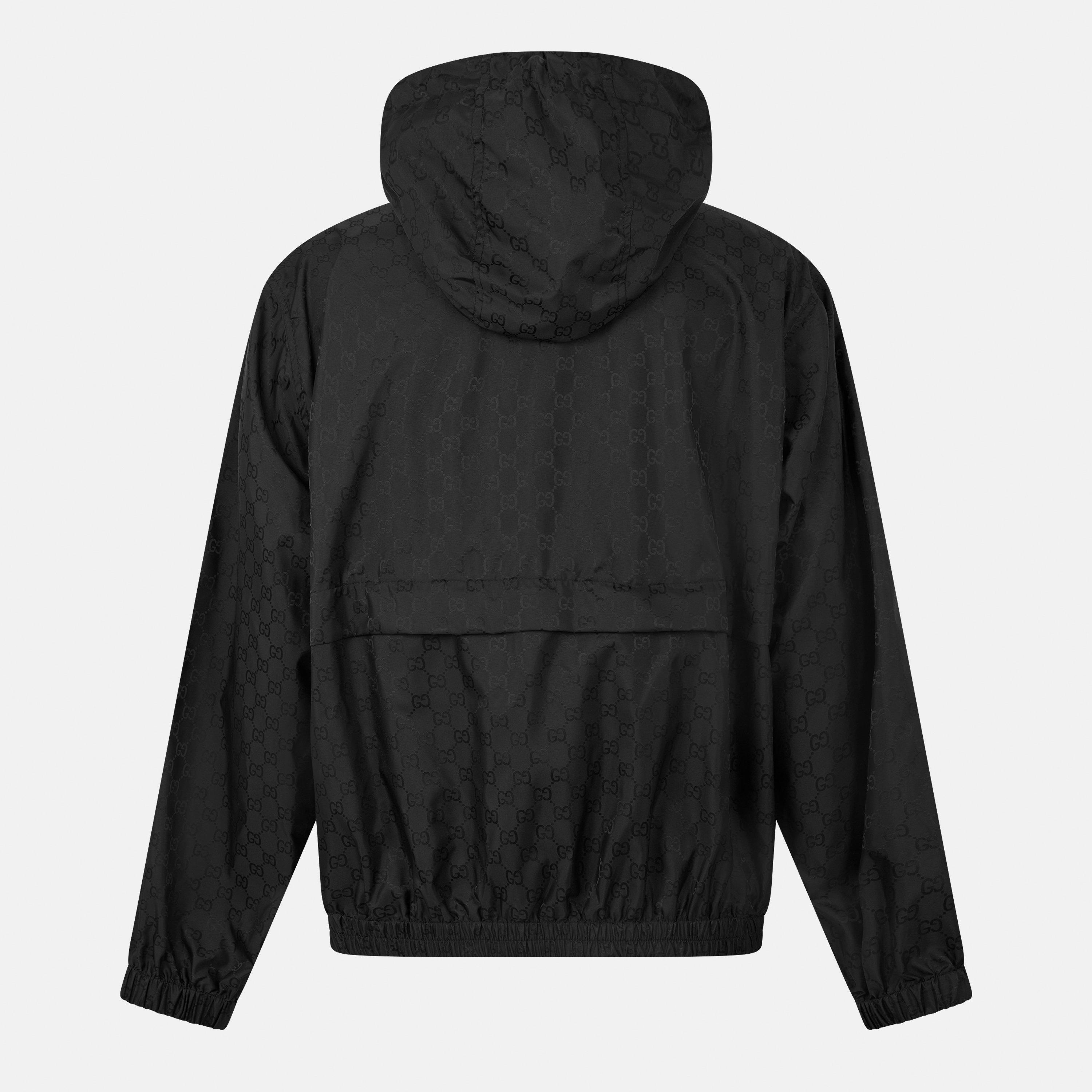 Black - Gucci - Men's  Lightweight Contemporary Fit Windbreaker - 2