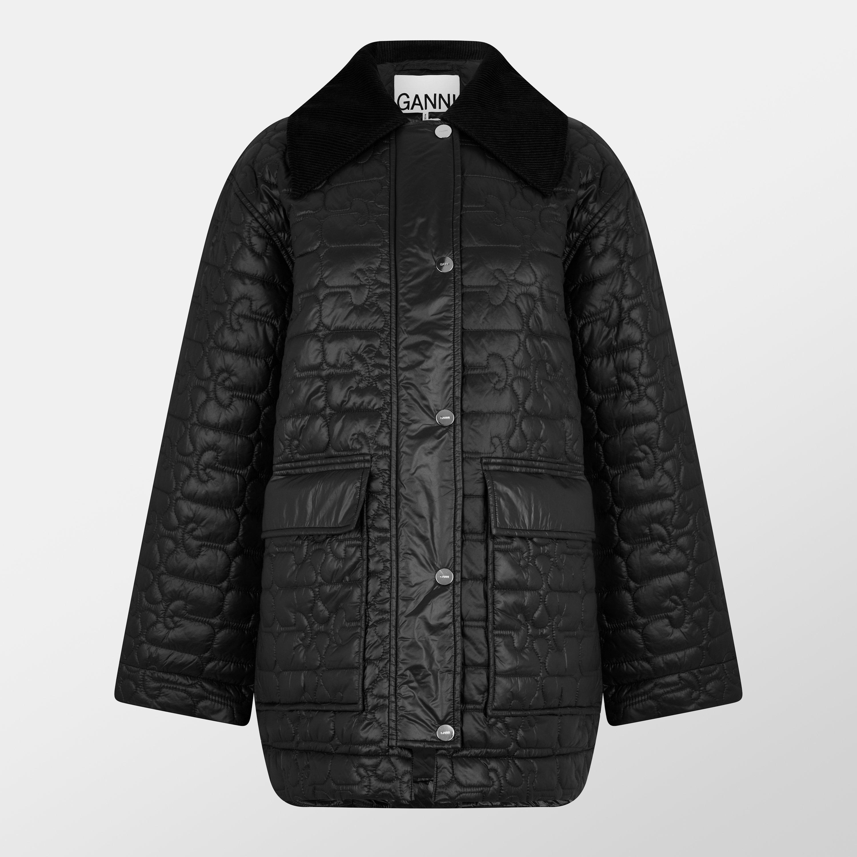 Phantom - Ganni - Women's Quilted Short Puffer Jacket - 1