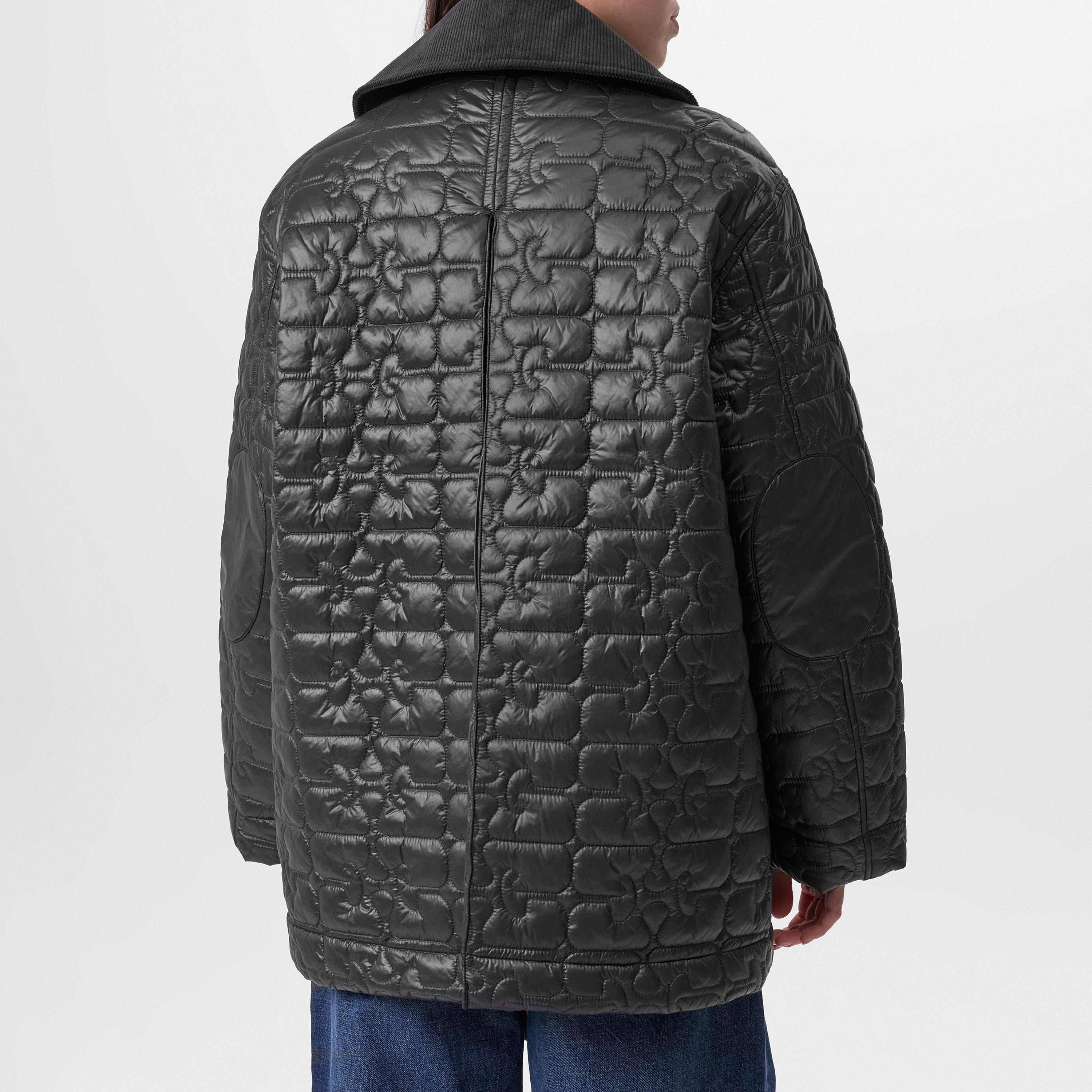 Phantom - Ganni - Women's Quilted Short Puffer Jacket - 4