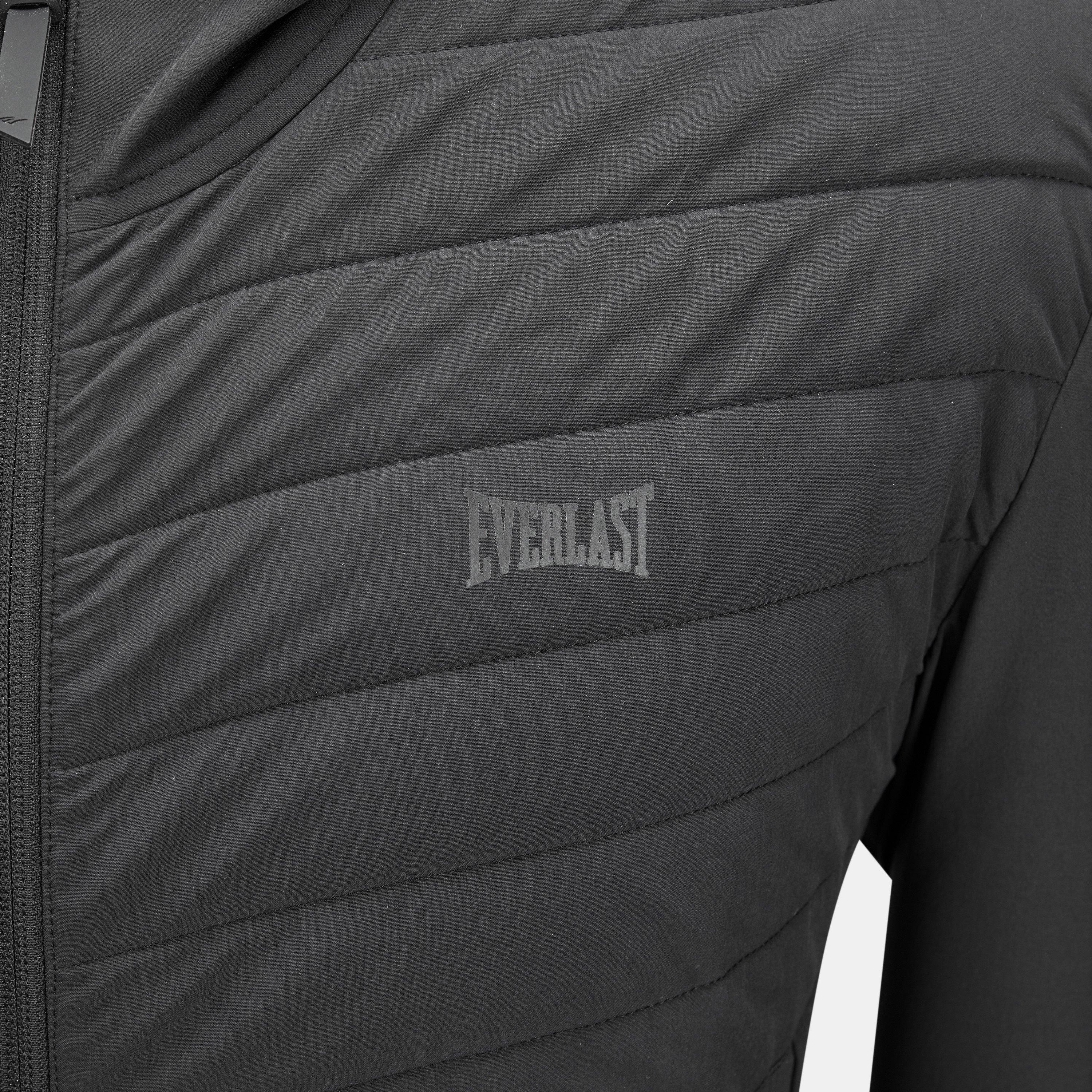 Nero/Carbonio - Everlast - Hybrid Padded Long Sleeve Tracksuit Top - 4