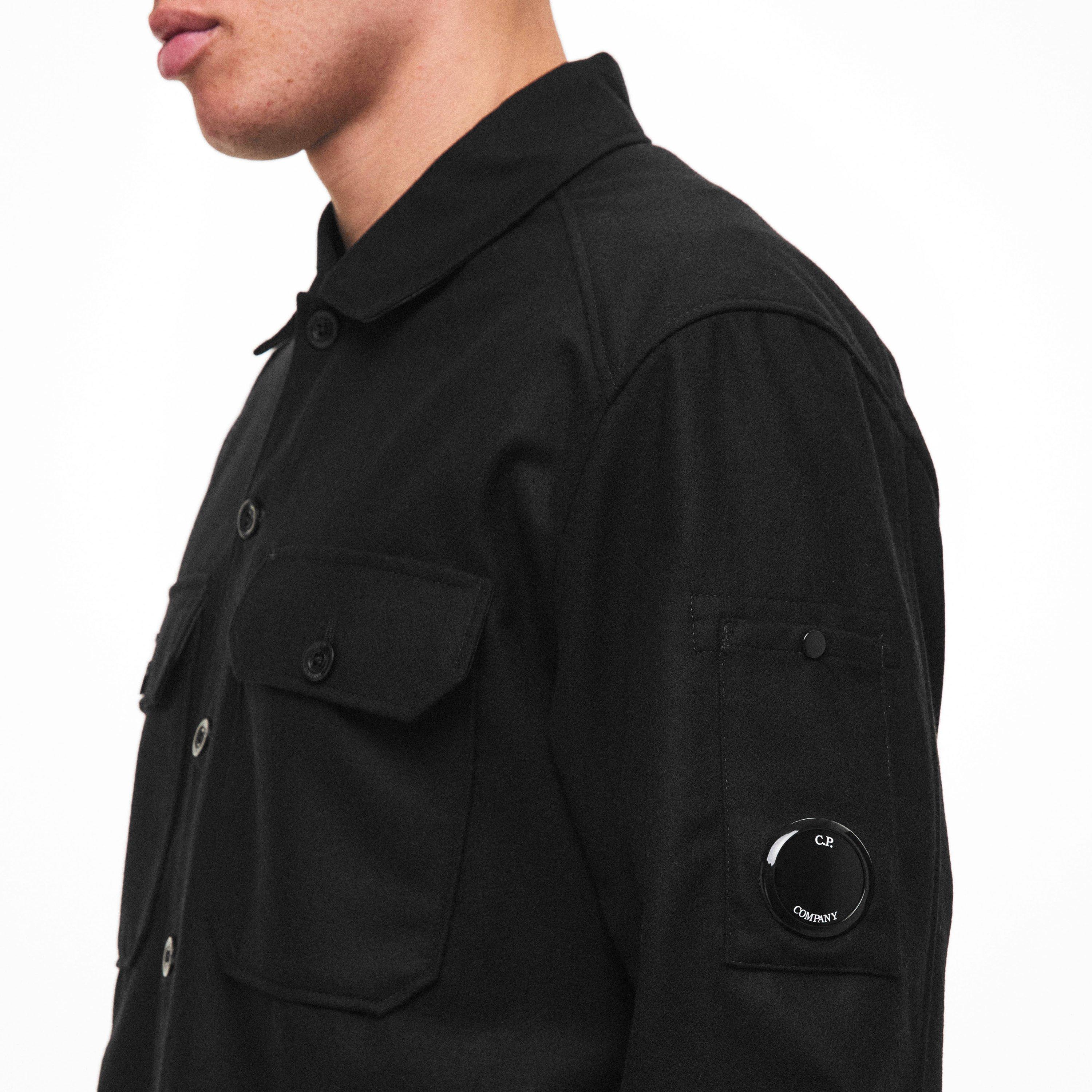Black 999 - CP Company - Men's  Multi-Pocket Overshirt - 5