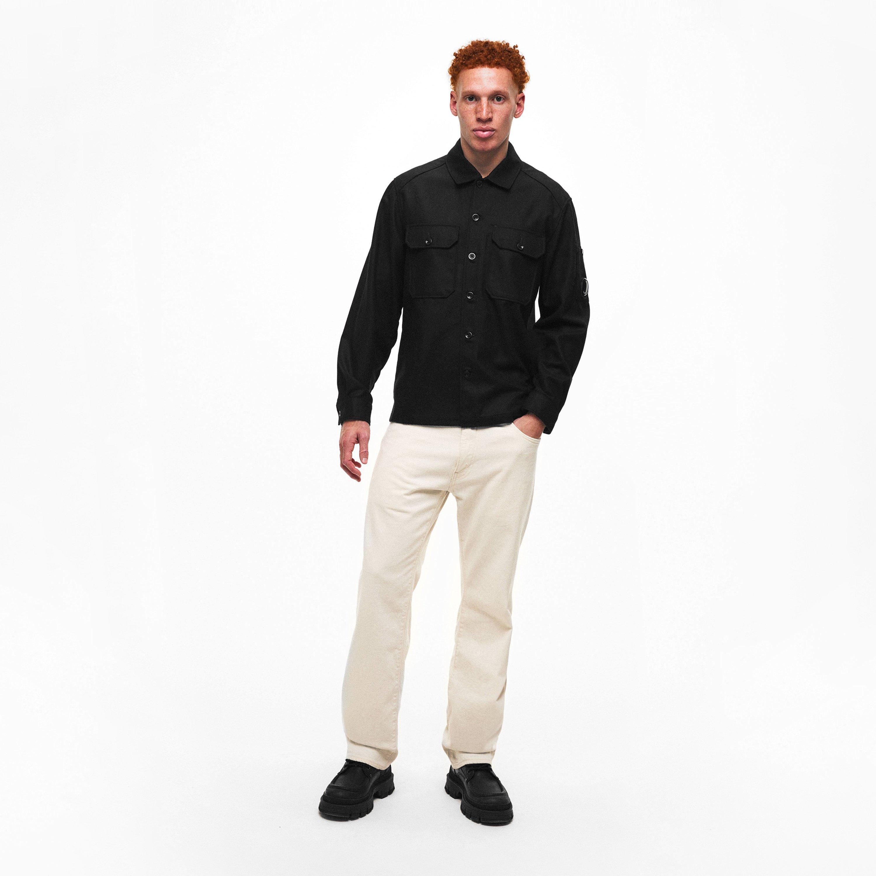 Black 999 - CP Company - Men's  Multi-Pocket Overshirt - 6