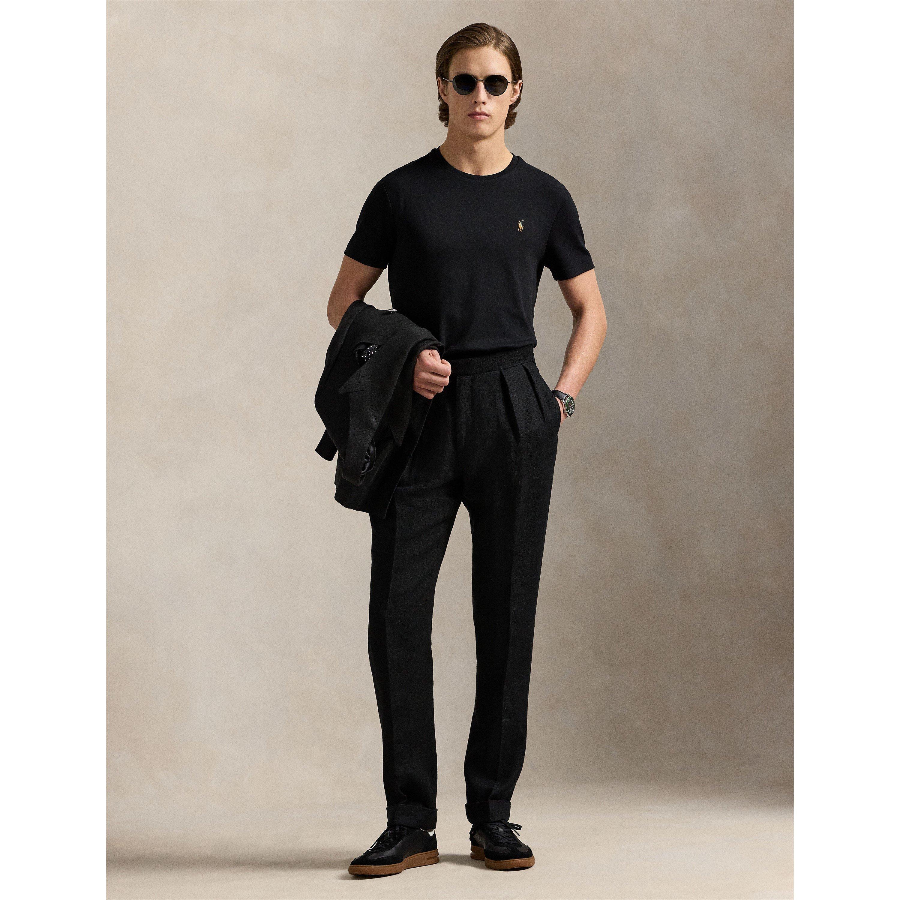 Polo Black - Polo Ralph Lauren - Men's Regular Fit Pima T-Shirt - 6