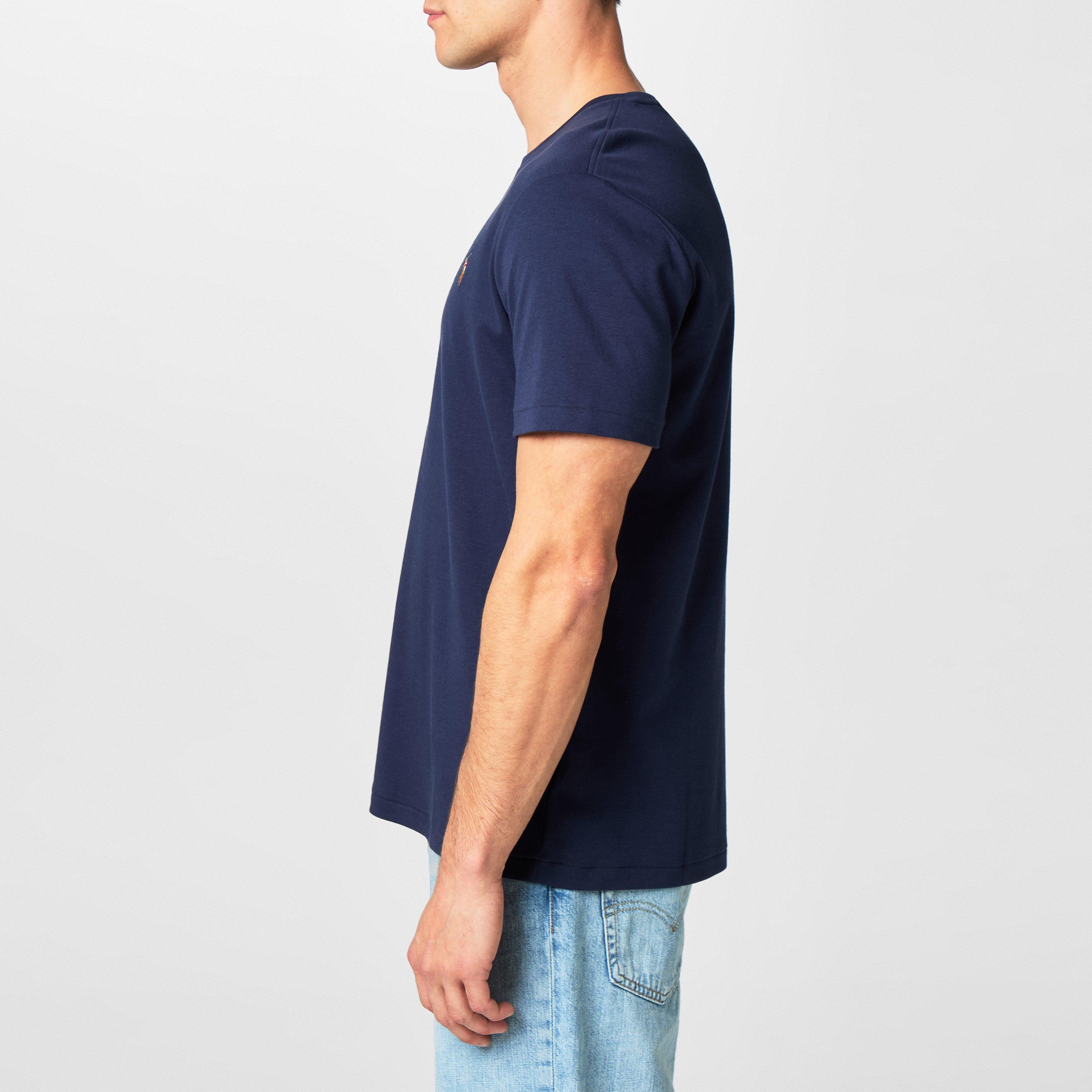 French Navy - Polo Ralph Lauren - Men's Regular Fit Pima T-Shirt - 5