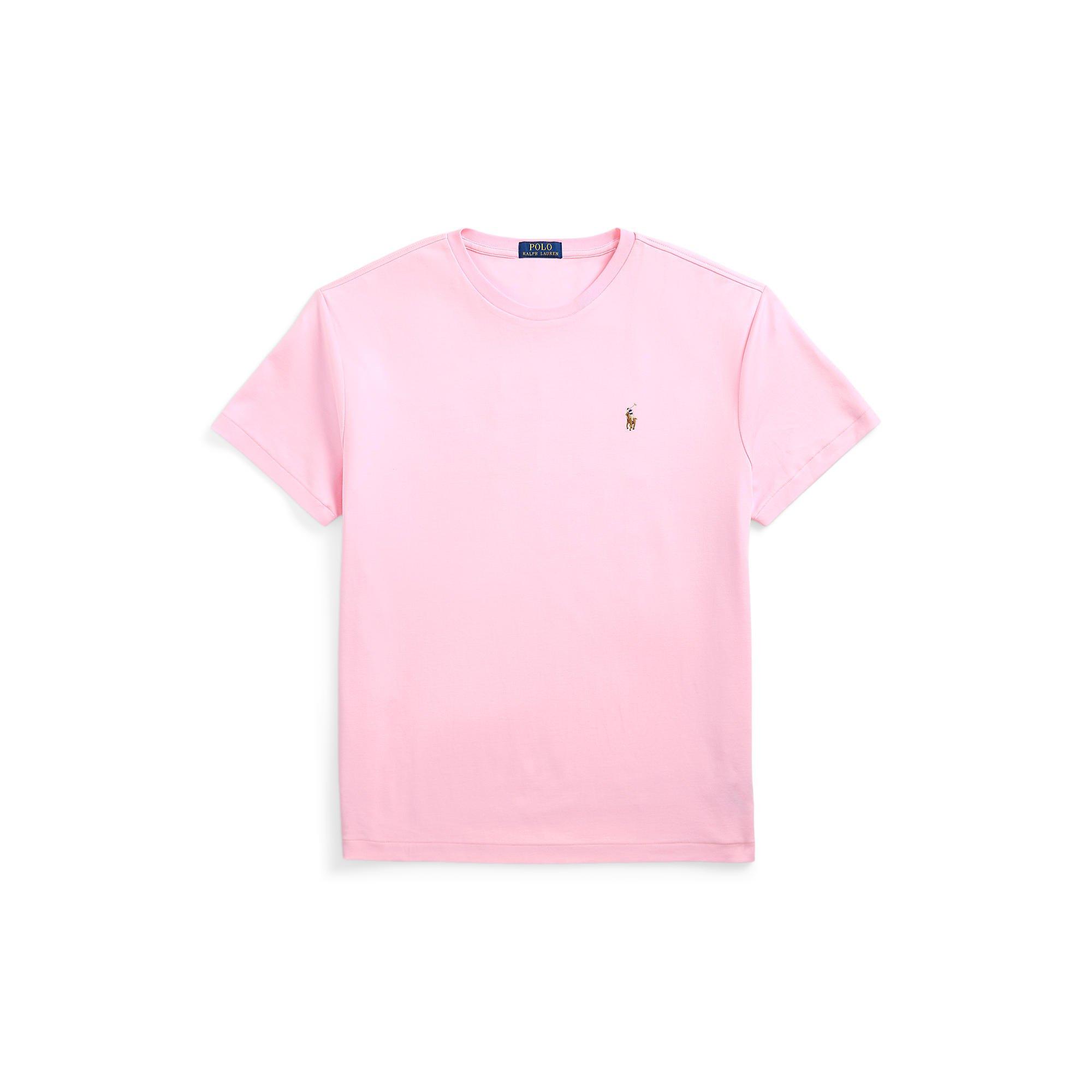 Polo Ralph Lauren Men's Regular Fit Pima T-Shirt - Carmel Pink - Size 2XL