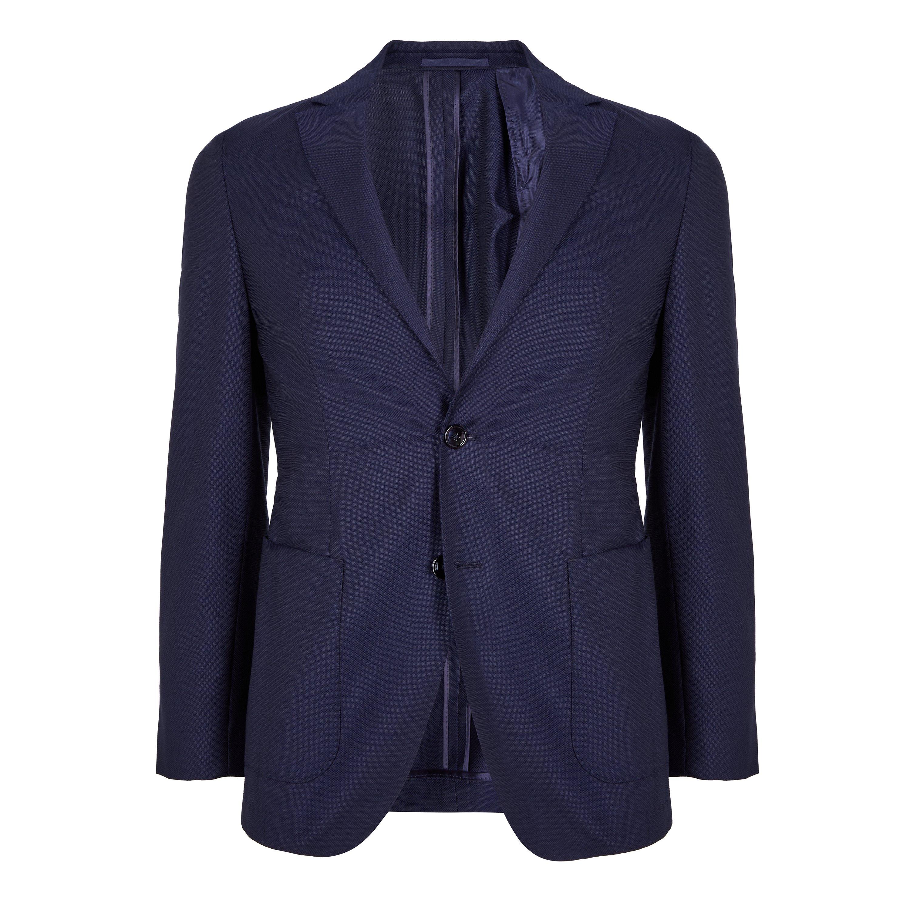 Dark Blue - Boss - Men's T-Noam2 Tailored Fit Blazer - 1
