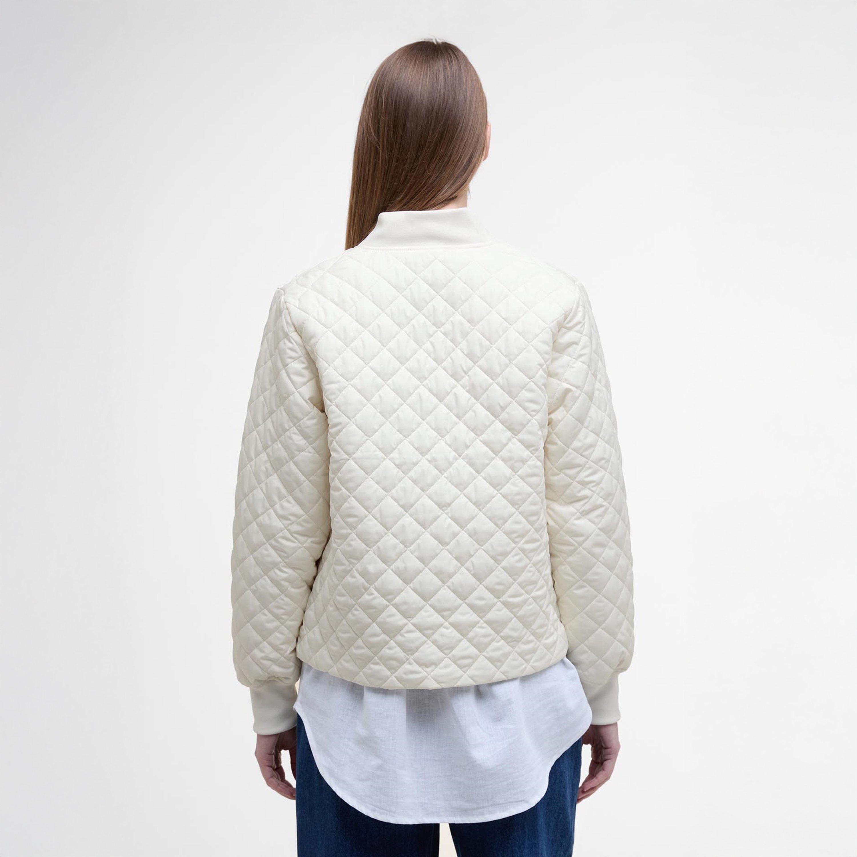 Neutral - Barbour - Women's Reyna Diamond Quilted Fitted Jacket - 4