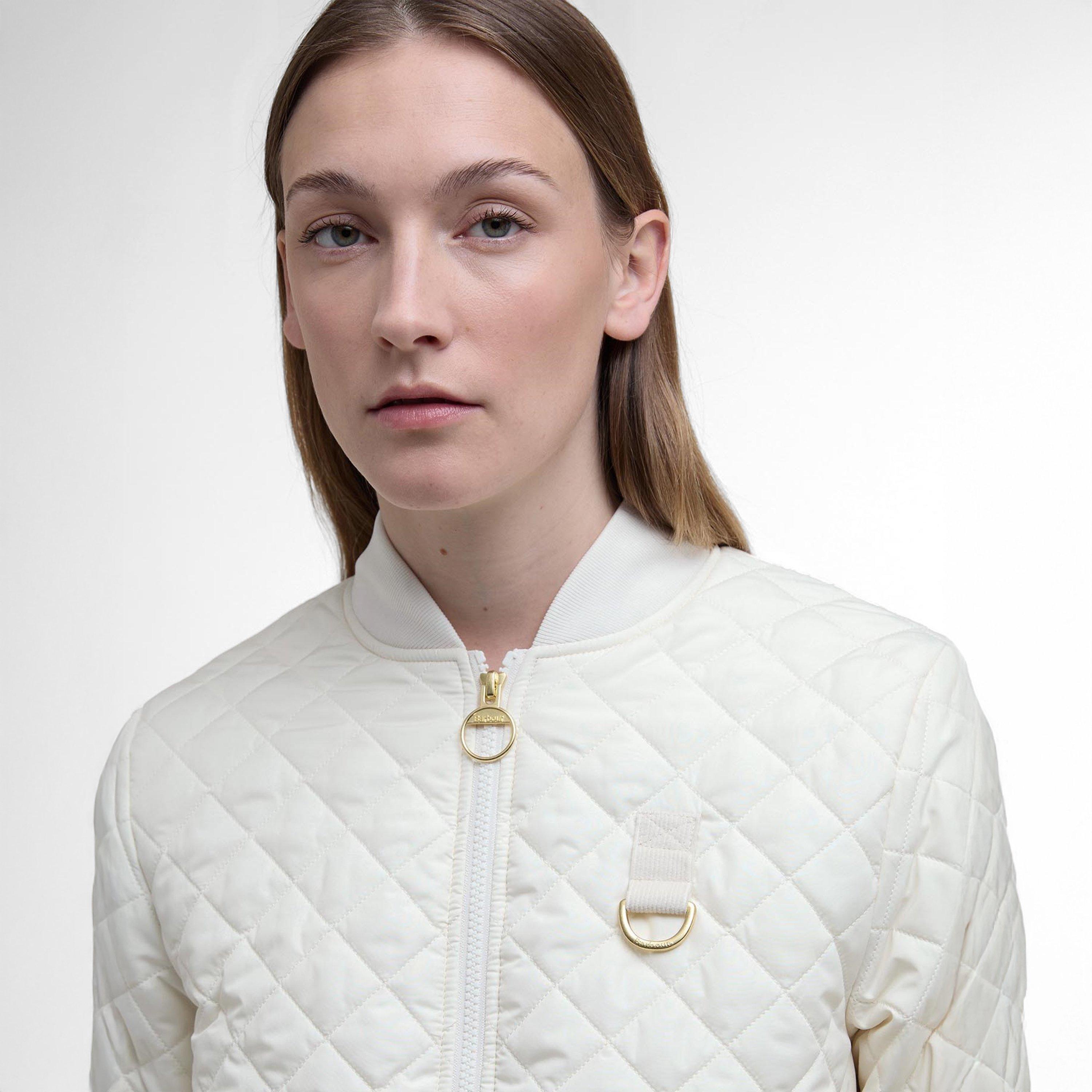 Neutral - Barbour - Women's Reyna Diamond Quilted Fitted Jacket - 5