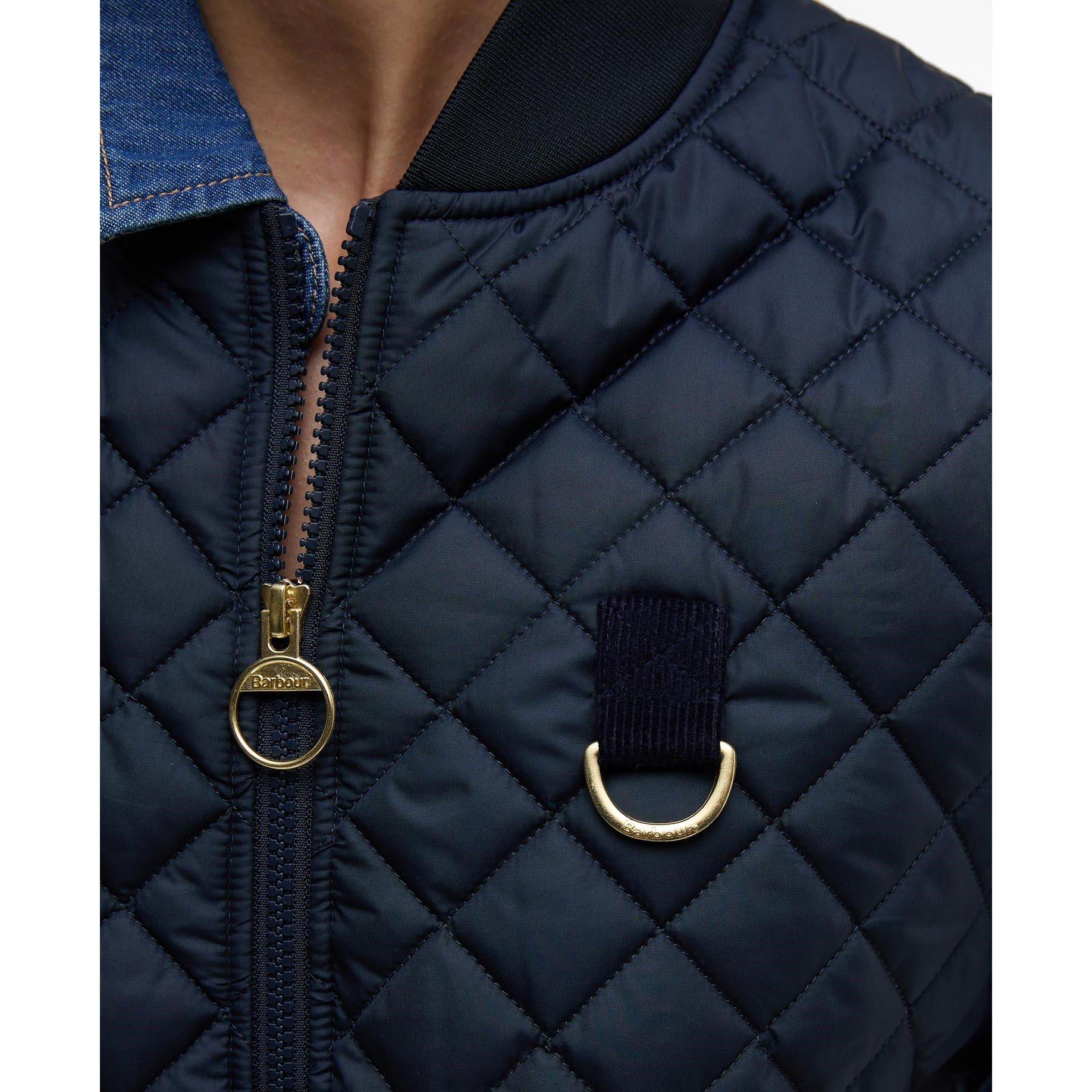 Dark Navy - Barbour - Women's Rosalie Quilted Sleeveless Gilet - 6