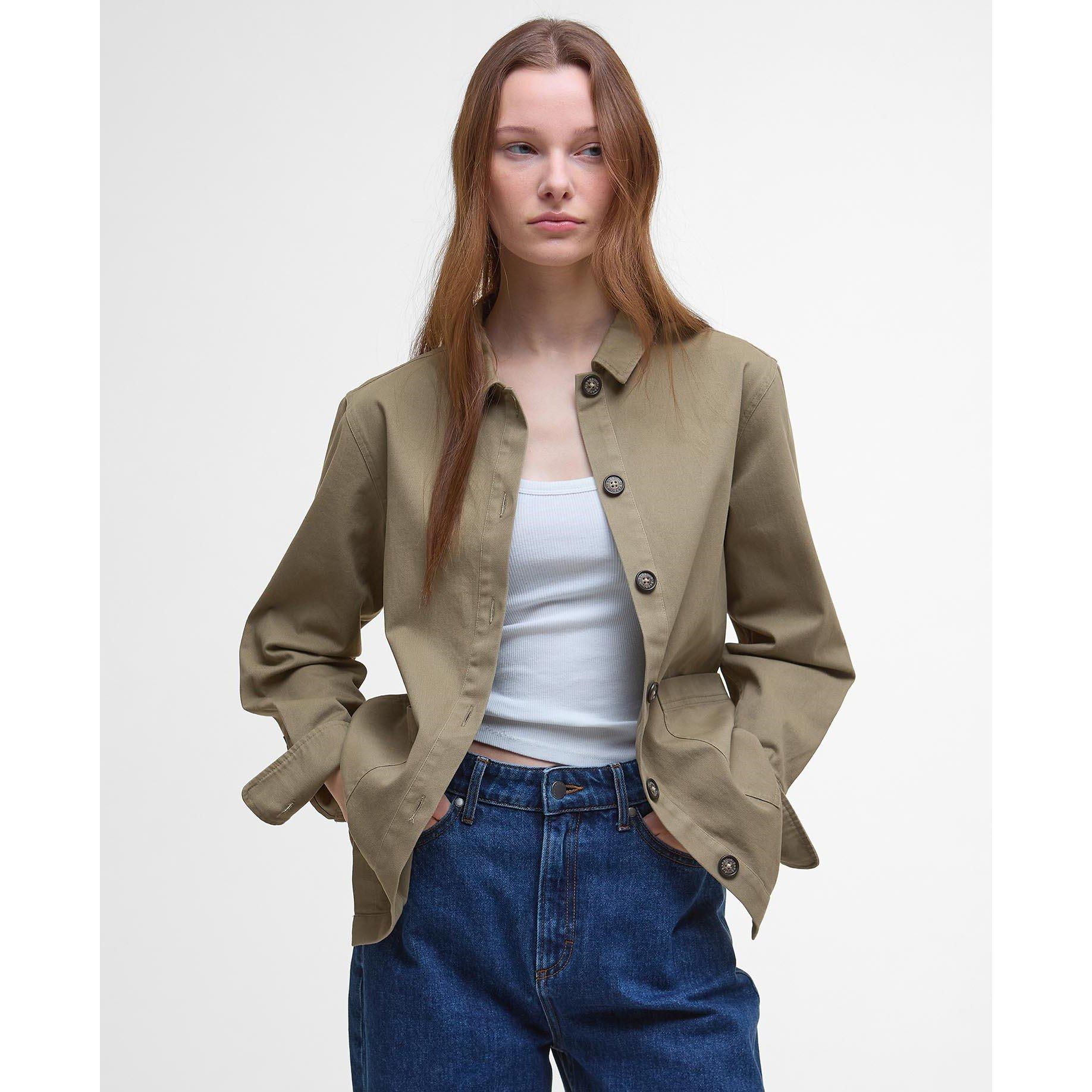 Dusky Green - Barbour - Women's B.Li Lyndale Overshirt - 2