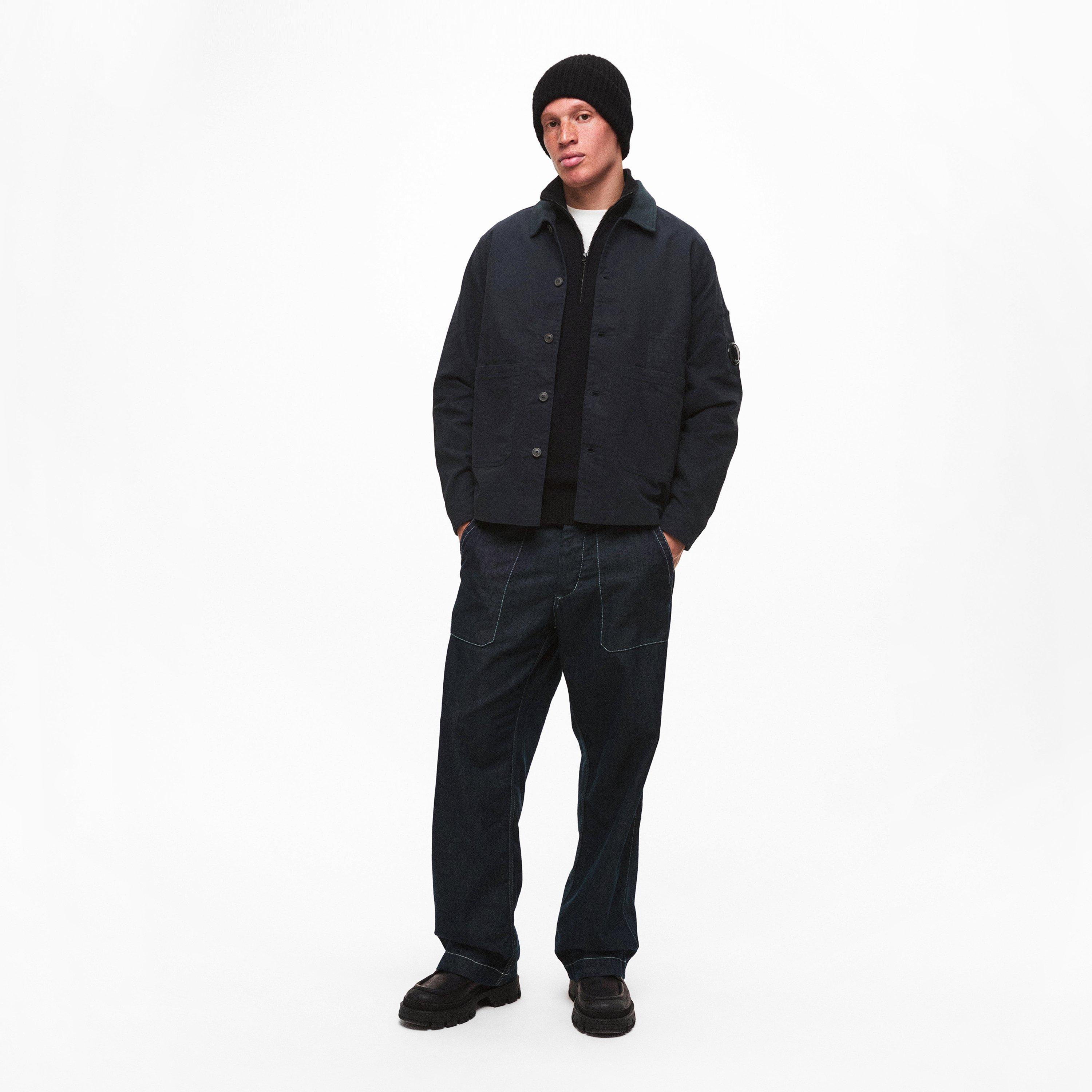 CP Company | Men's C.P. Company Button Long Sleeve 4 Pocket Overshirt ...