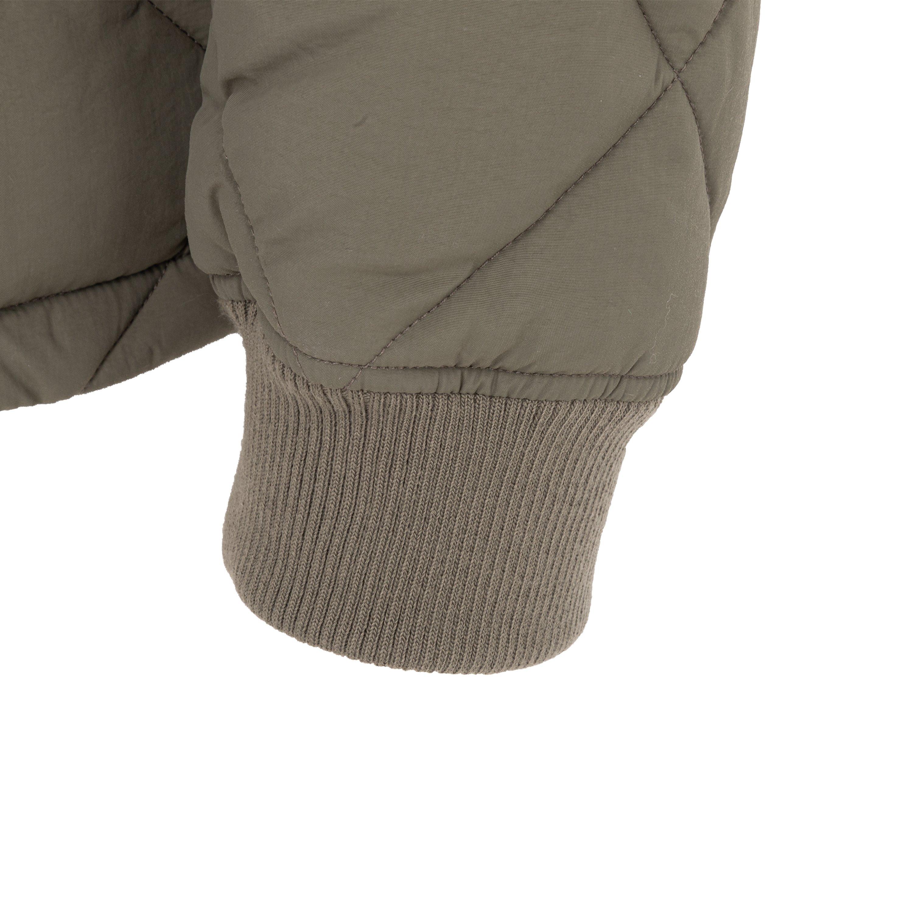 Khaki - Firetrap - Men's Button-Down Shirt Collar Long Sleeve Puffer Jacket - 6