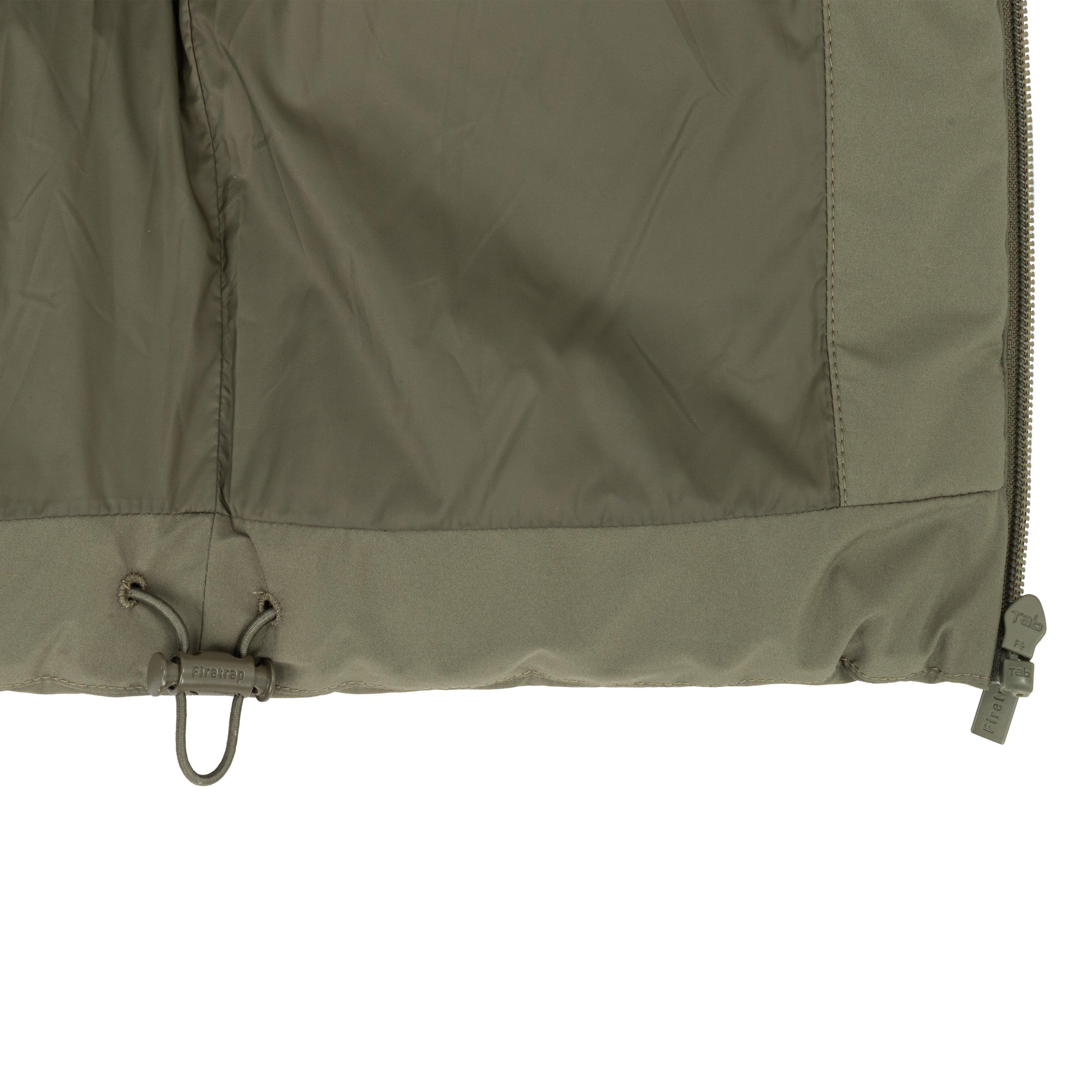 Khaki - Firetrap - Men's Hooded Full Zip Puffer Jacket - 8