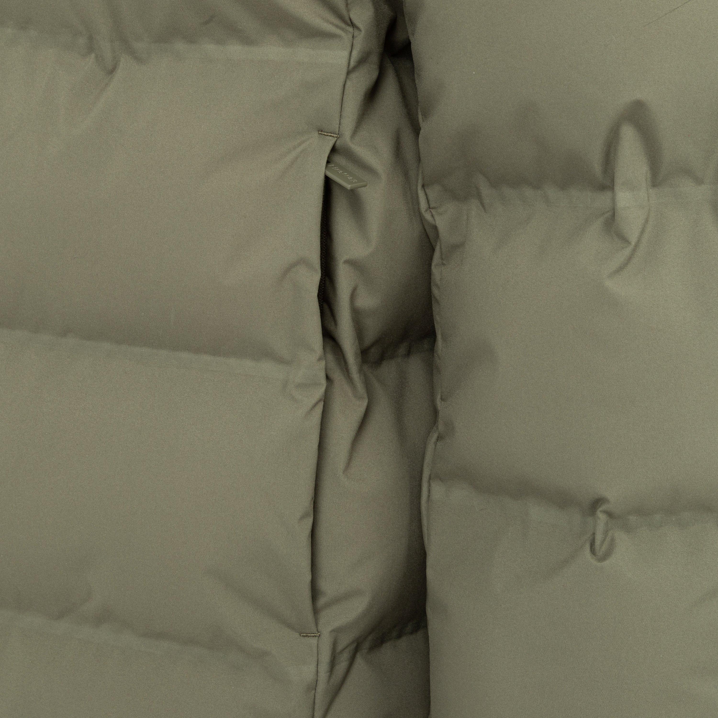 Khaki - Firetrap - Men's Hooded Full Zip Puffer Jacket - 6