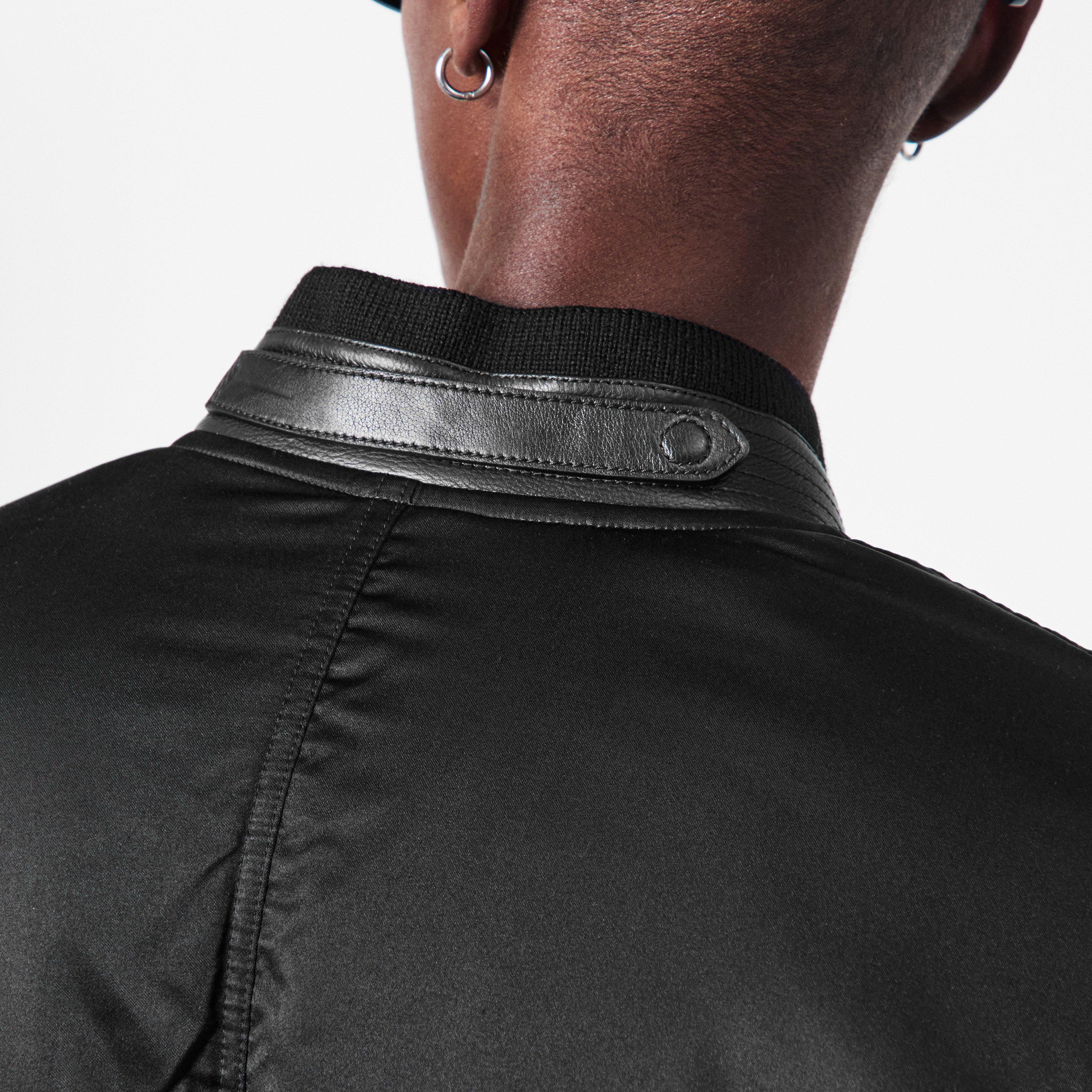 Black&Green - Tom Ford - Men's Satin Bomber Jacket - 5