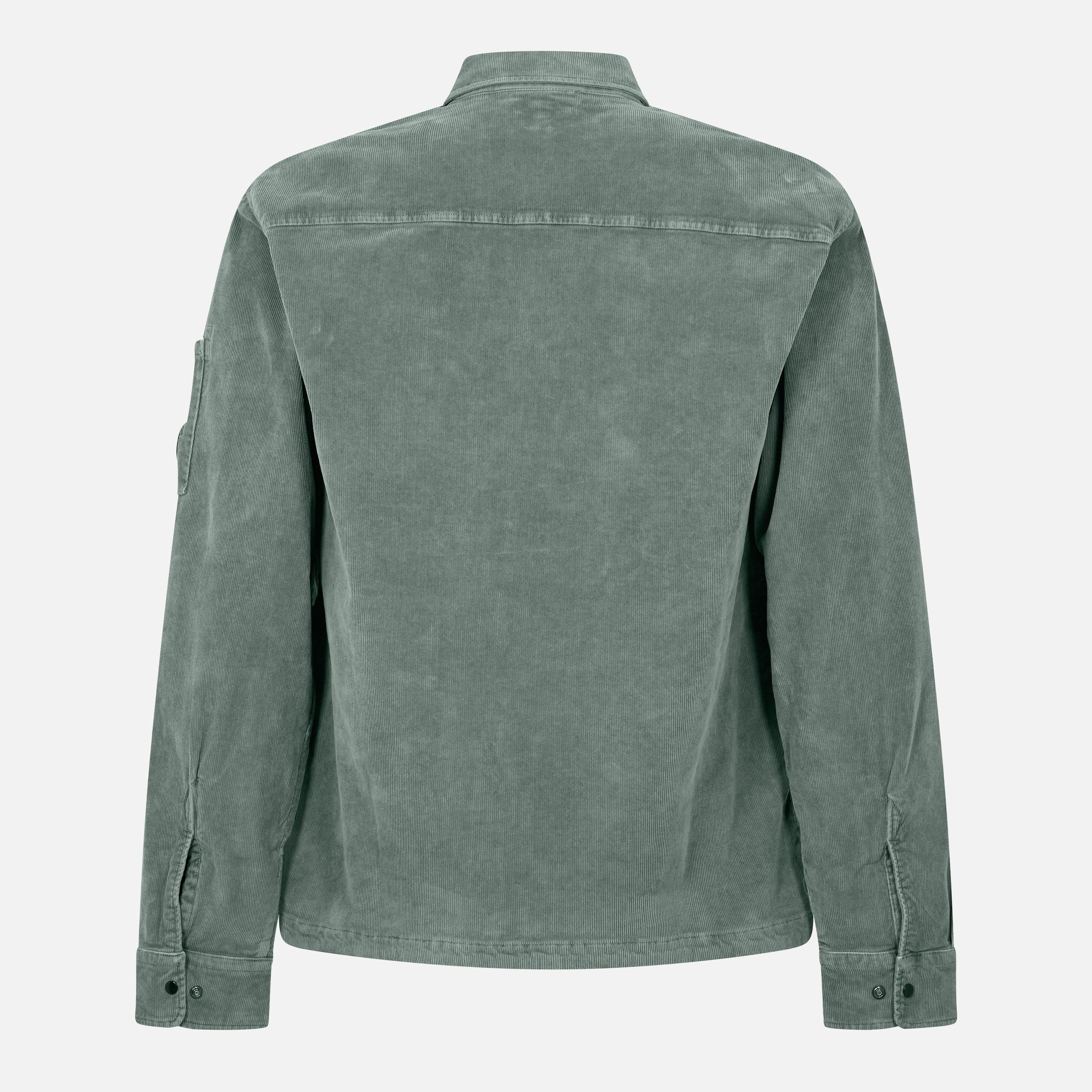 ひ*う様 【INTÉRIM】HYPER BIG UK CORDUROY COVE CP Company Men's Corduroy Long Sleeve Zip Overshirt | Cruise Fashion