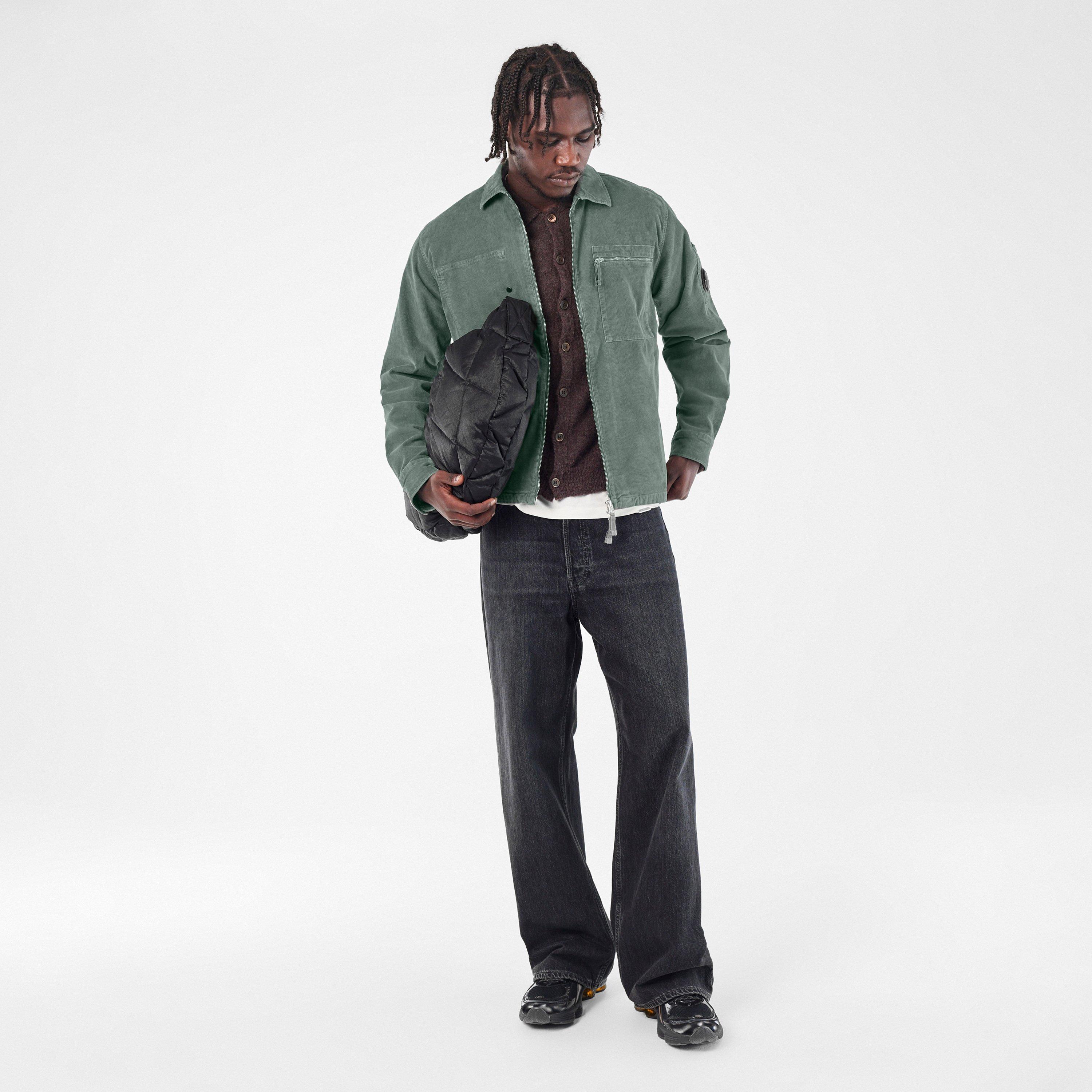 CP Company | Men's Corduroy Long Sleeve Zip Overshirt | FRASERS