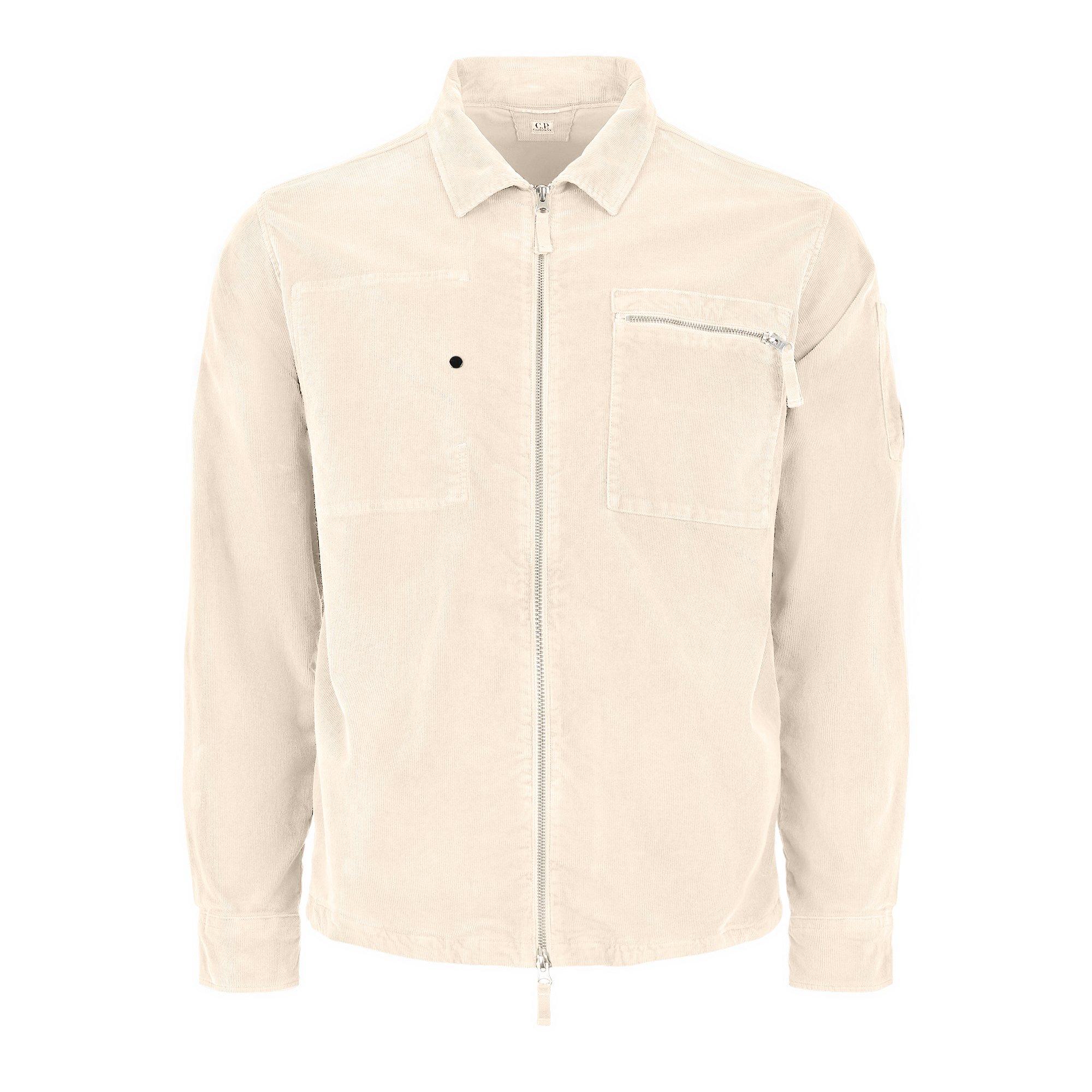 ひ*う様 【INTÉRIM】HYPER BIG UK CORDUROY COVE CP Company Men's Corduroy Long Sleeve Zip Overshirt | Cruise Fashion