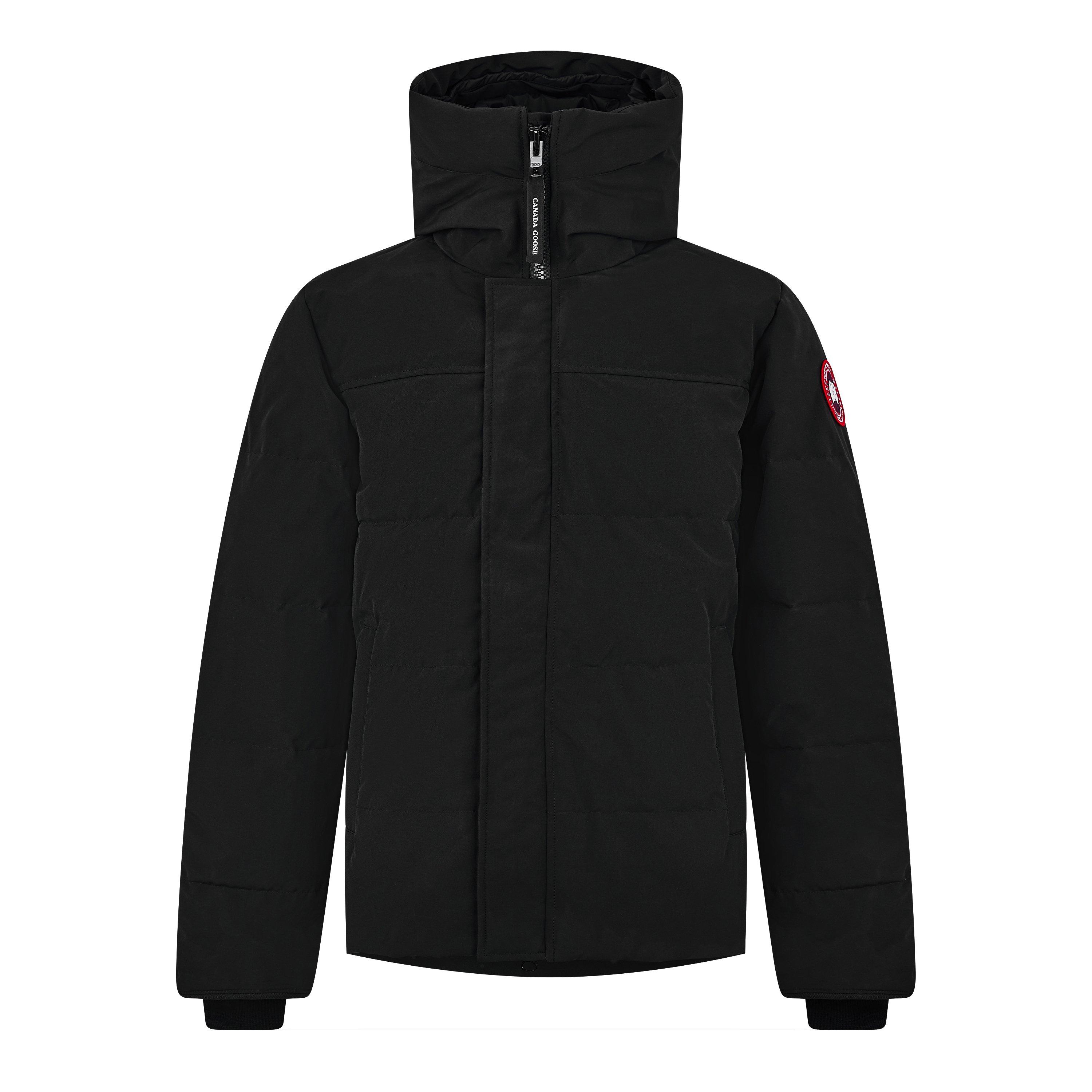 Canada Goose Men's Macmillan Duck Down Hooded Long Sleeve Parka - Black 61 - L