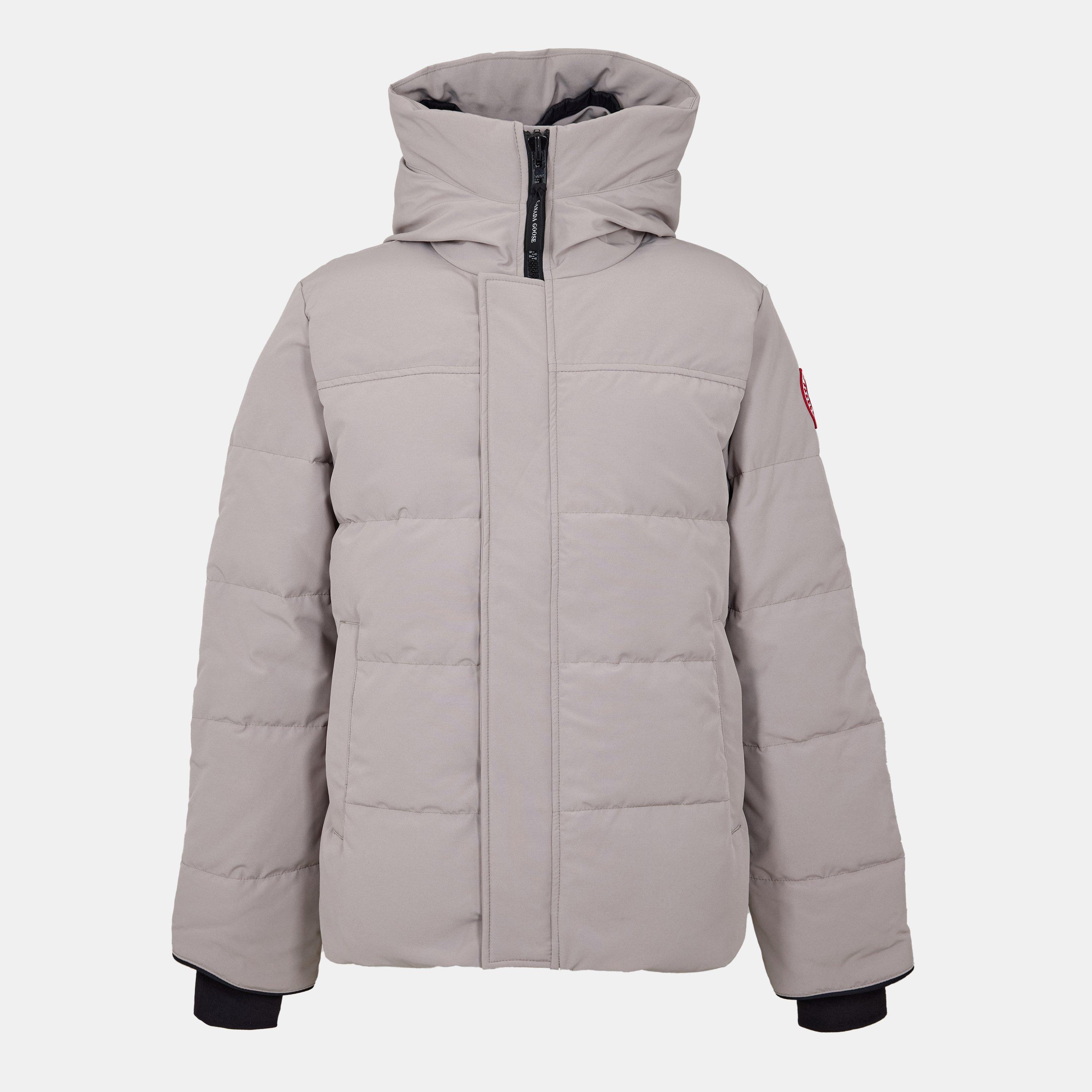 Canada Goose Men's Macmillan Duck Down Hooded Long Sleeve Parka - Limestone 9432 - M