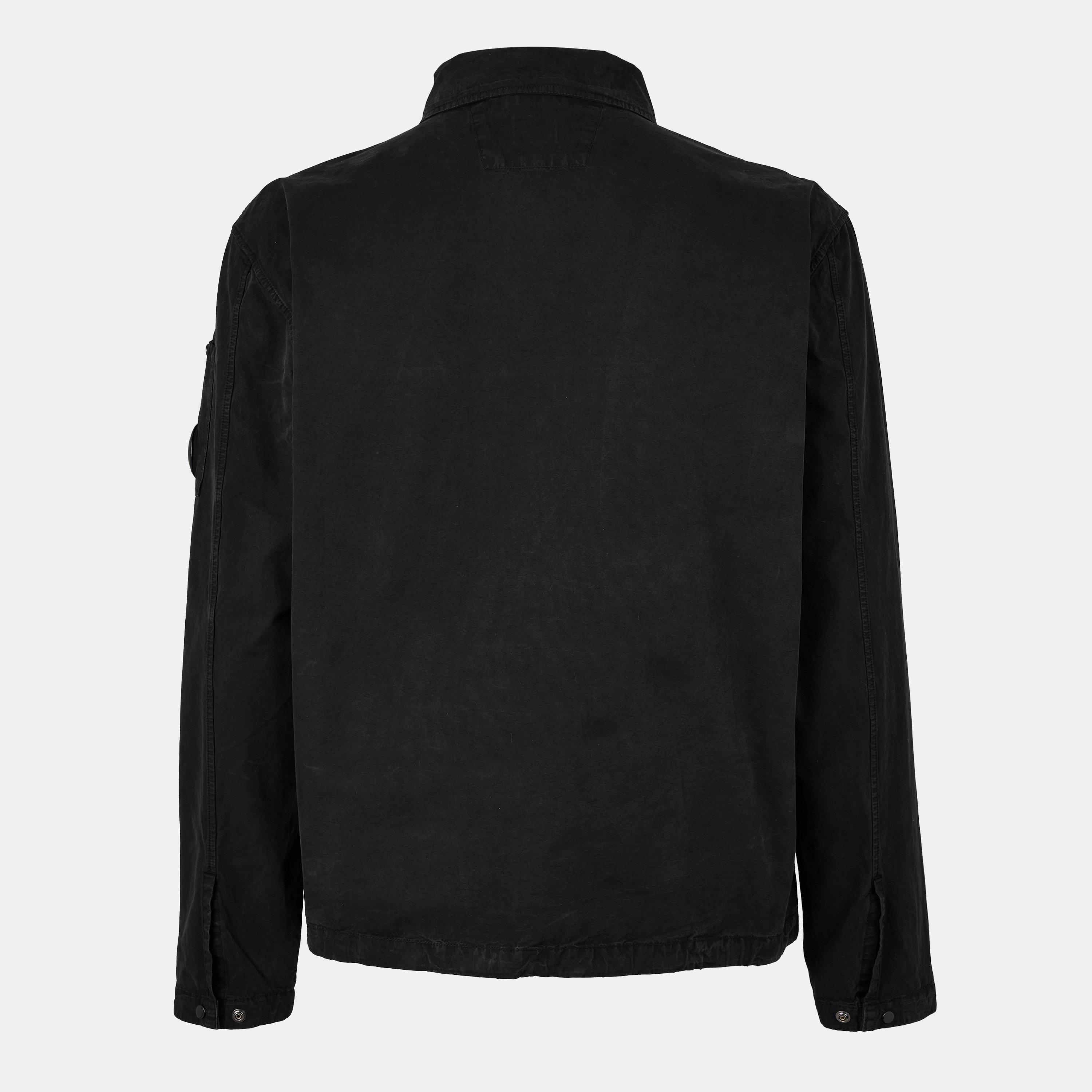 Black 999 - CP Company - Men's Multi-Pocket Classic Fit Overshirt - 2