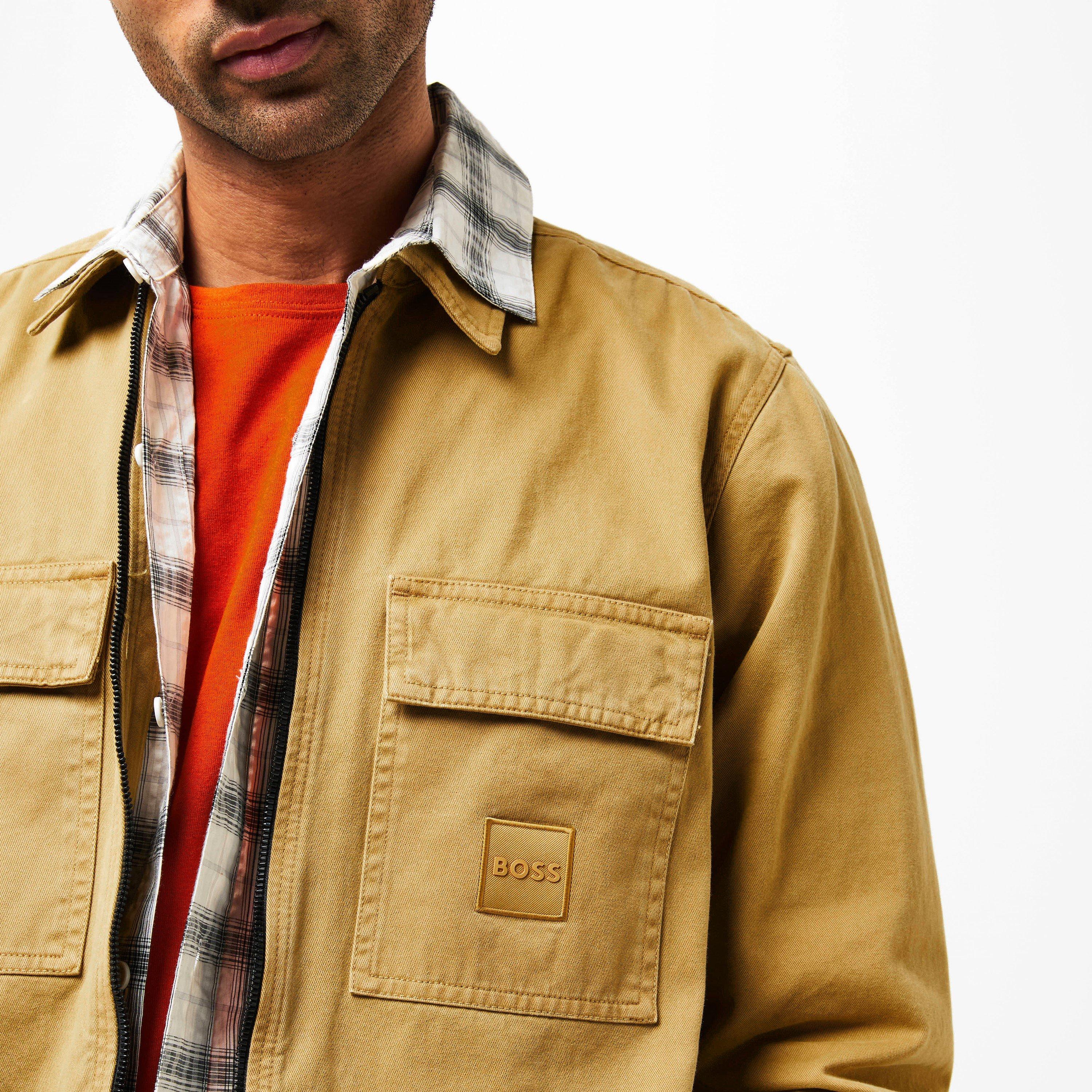 Medium Beige - Boss - Men's Lovel Zipped Overshirt - 5