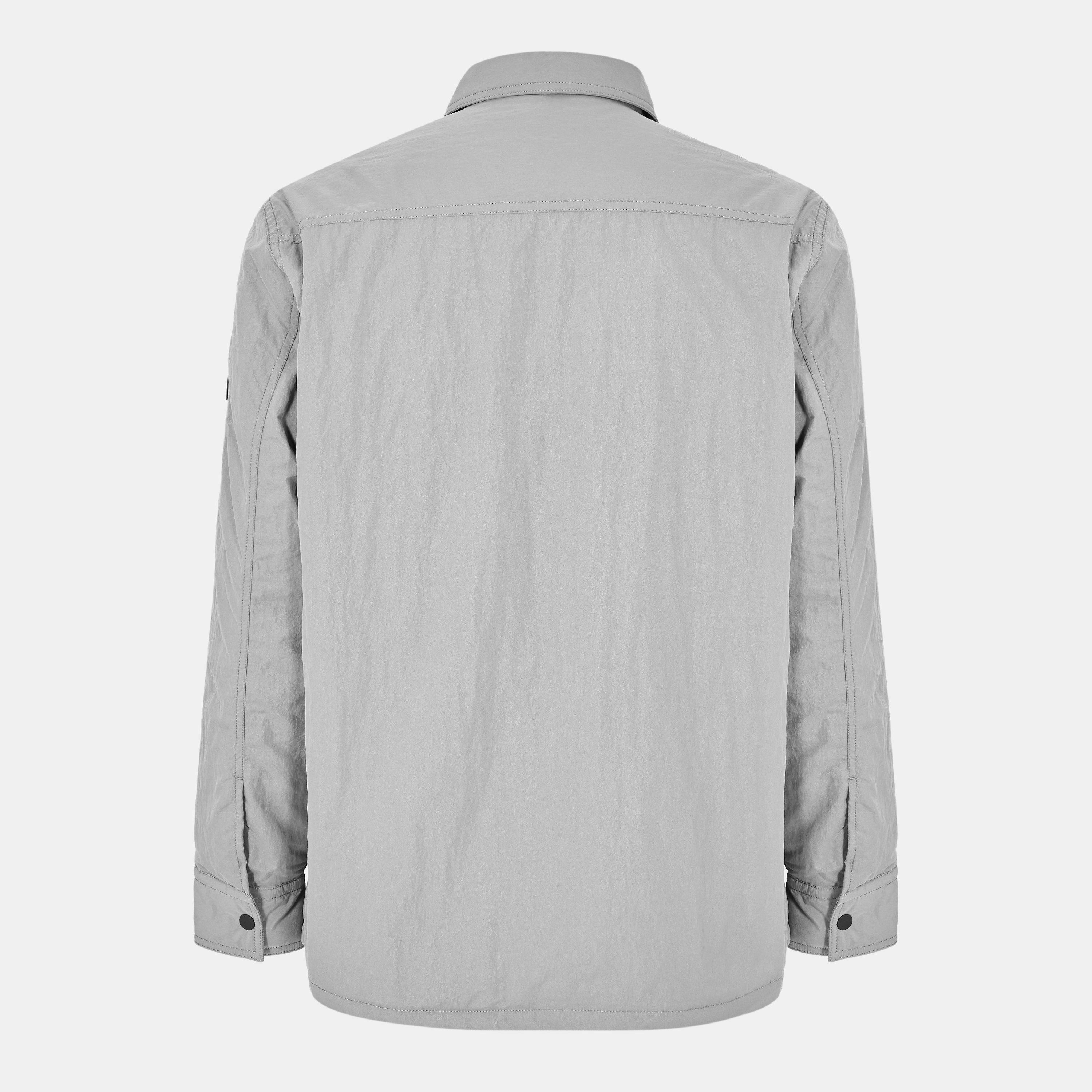 Open Grey 062 - Boss - Men's Leejay Orange Overshirt - 2