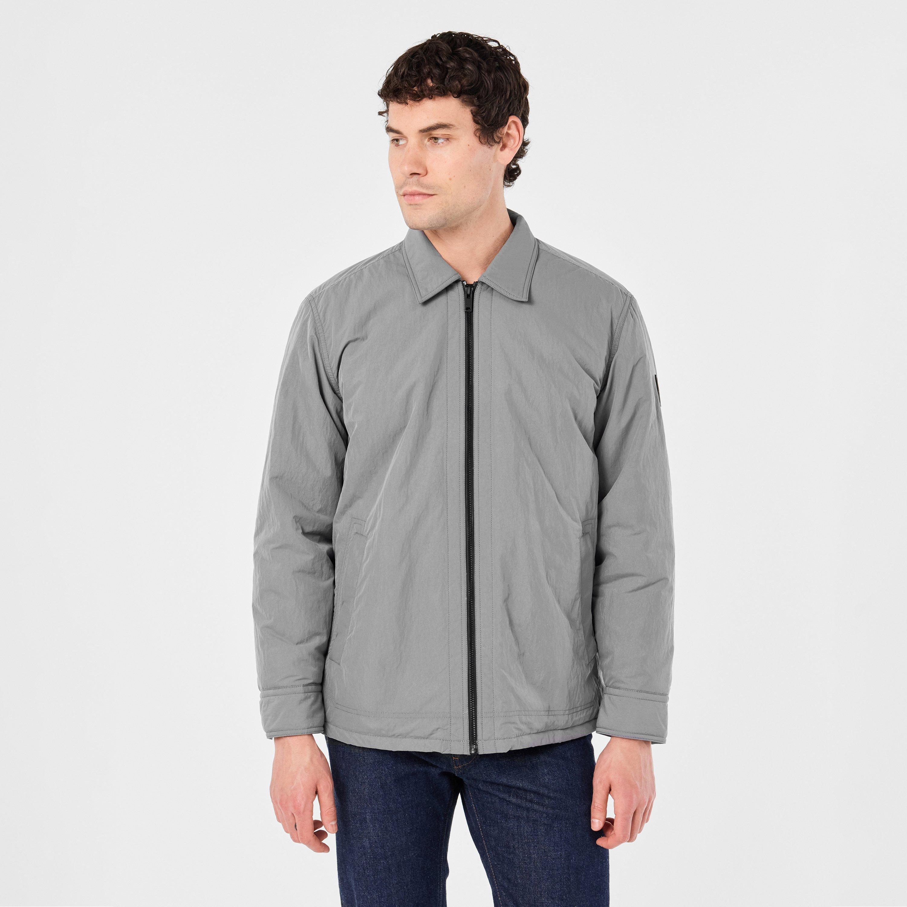 Open Grey 062 - Boss - Men's Leejay Orange Overshirt - 3