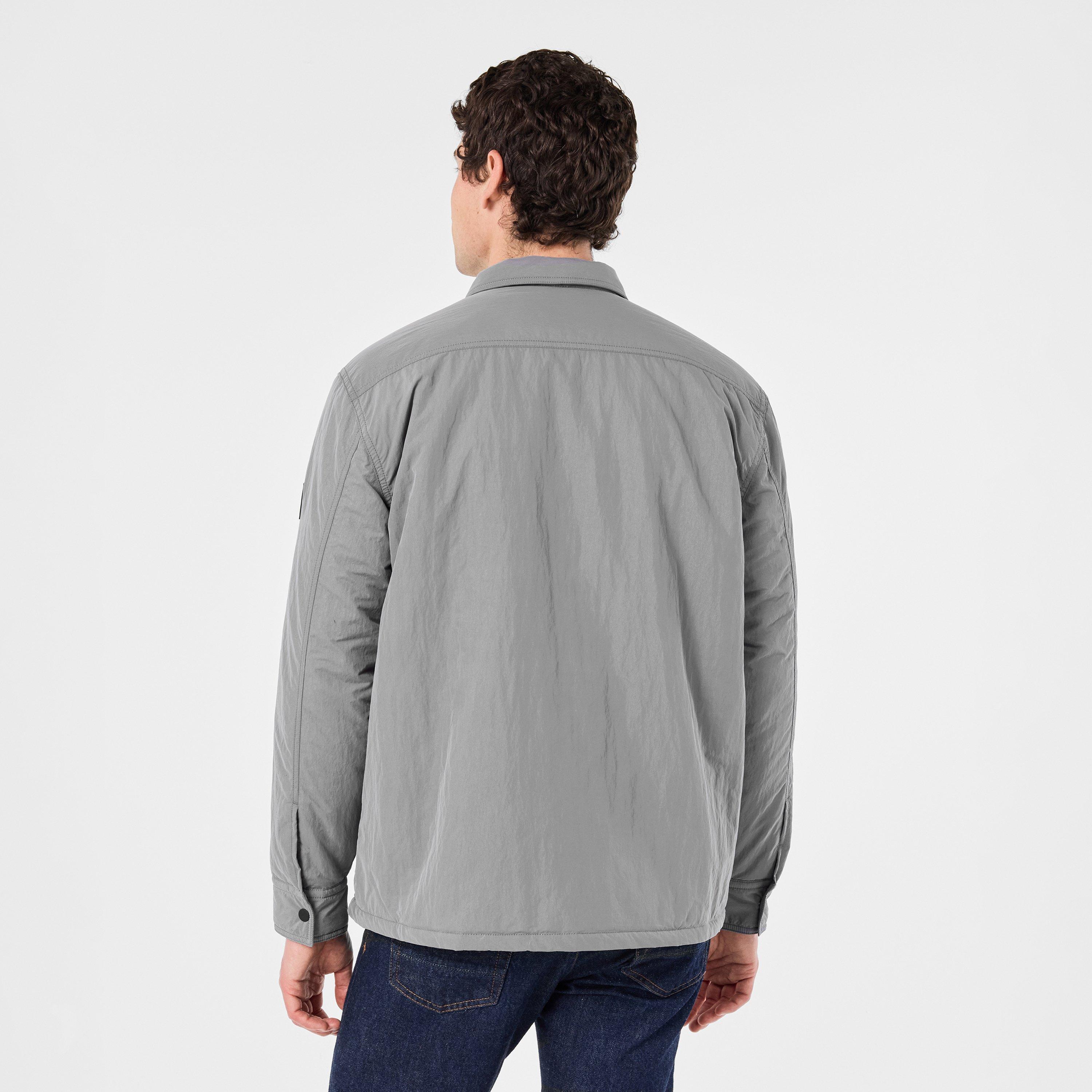Open Grey 062 - Boss - Men's Leejay Orange Overshirt - 4