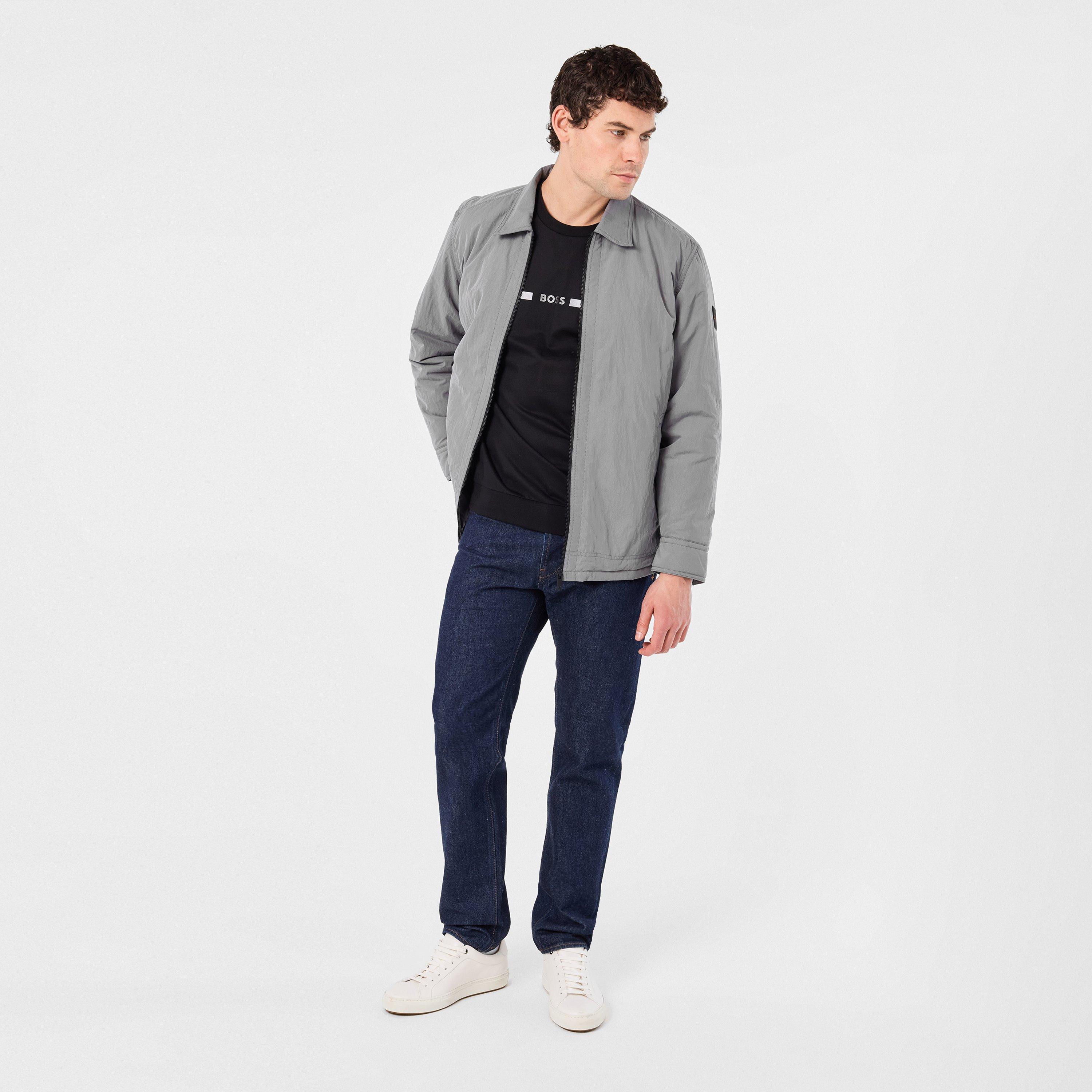 Open Grey 062 - Boss - Men's Leejay Orange Overshirt - 6