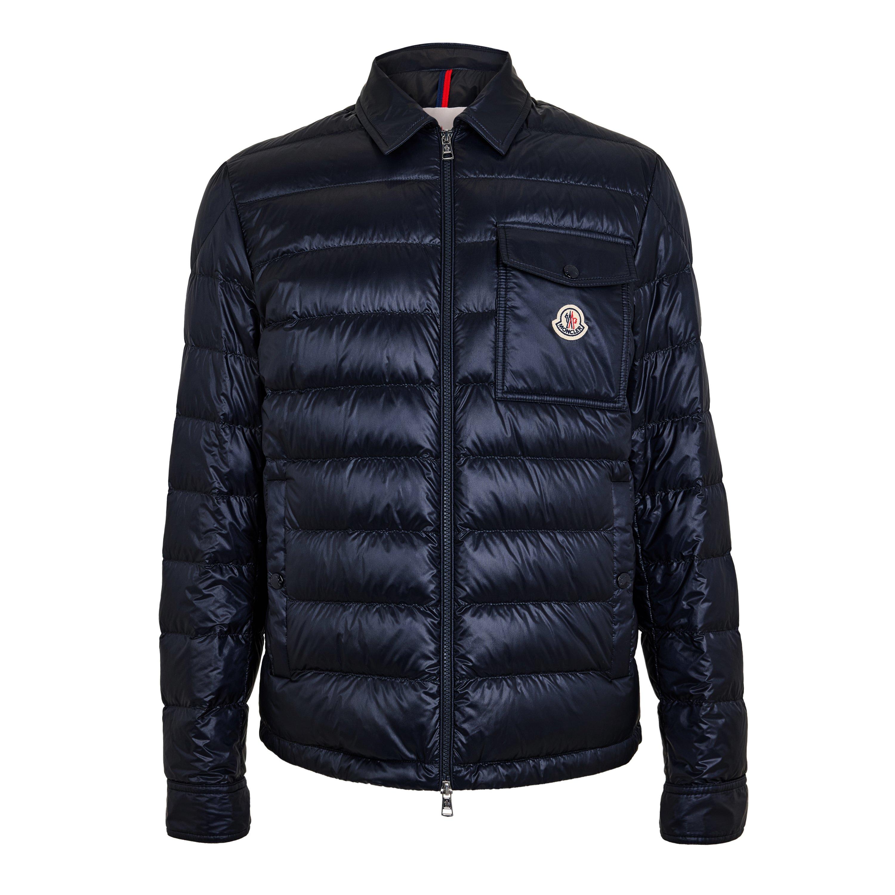 Moncler Men's Mour Medium Puffer Jacket - Navy 776 - Size 2XL