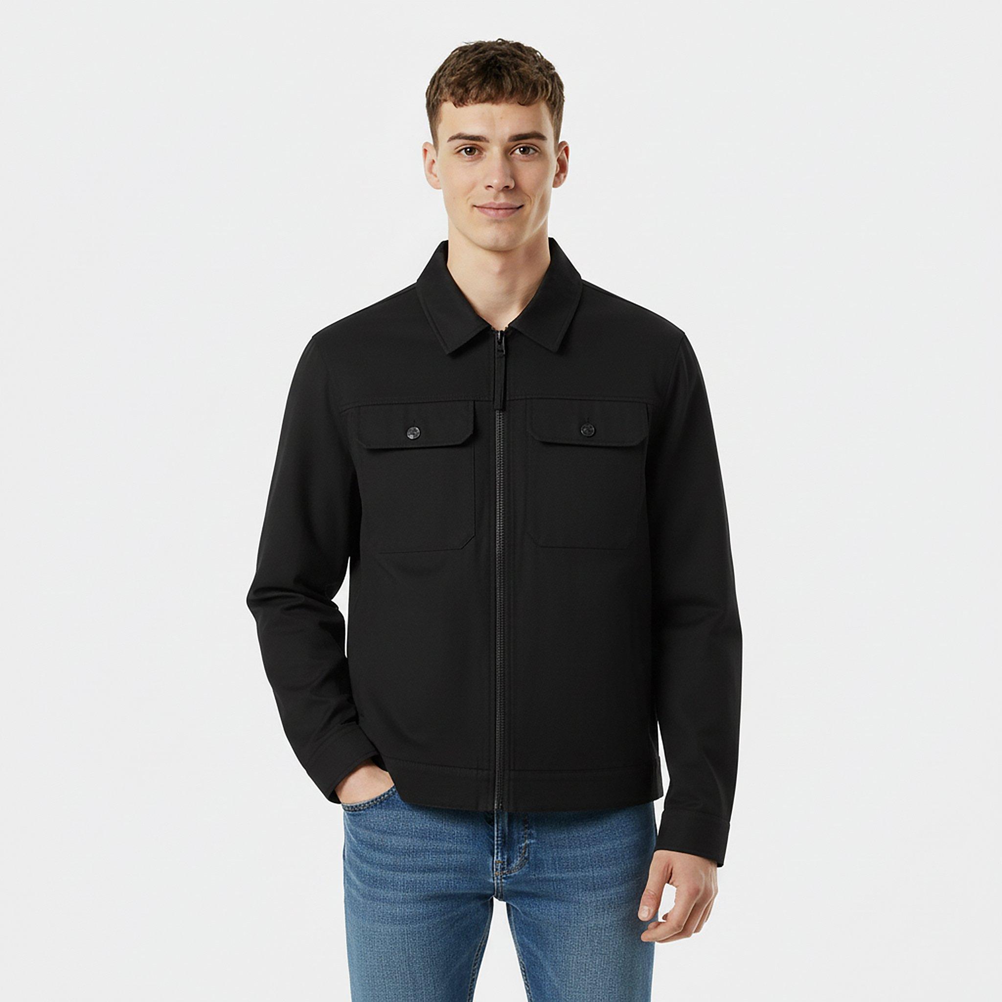 Black - Jack Wills - Men's Shire Utility Overshirt - 3