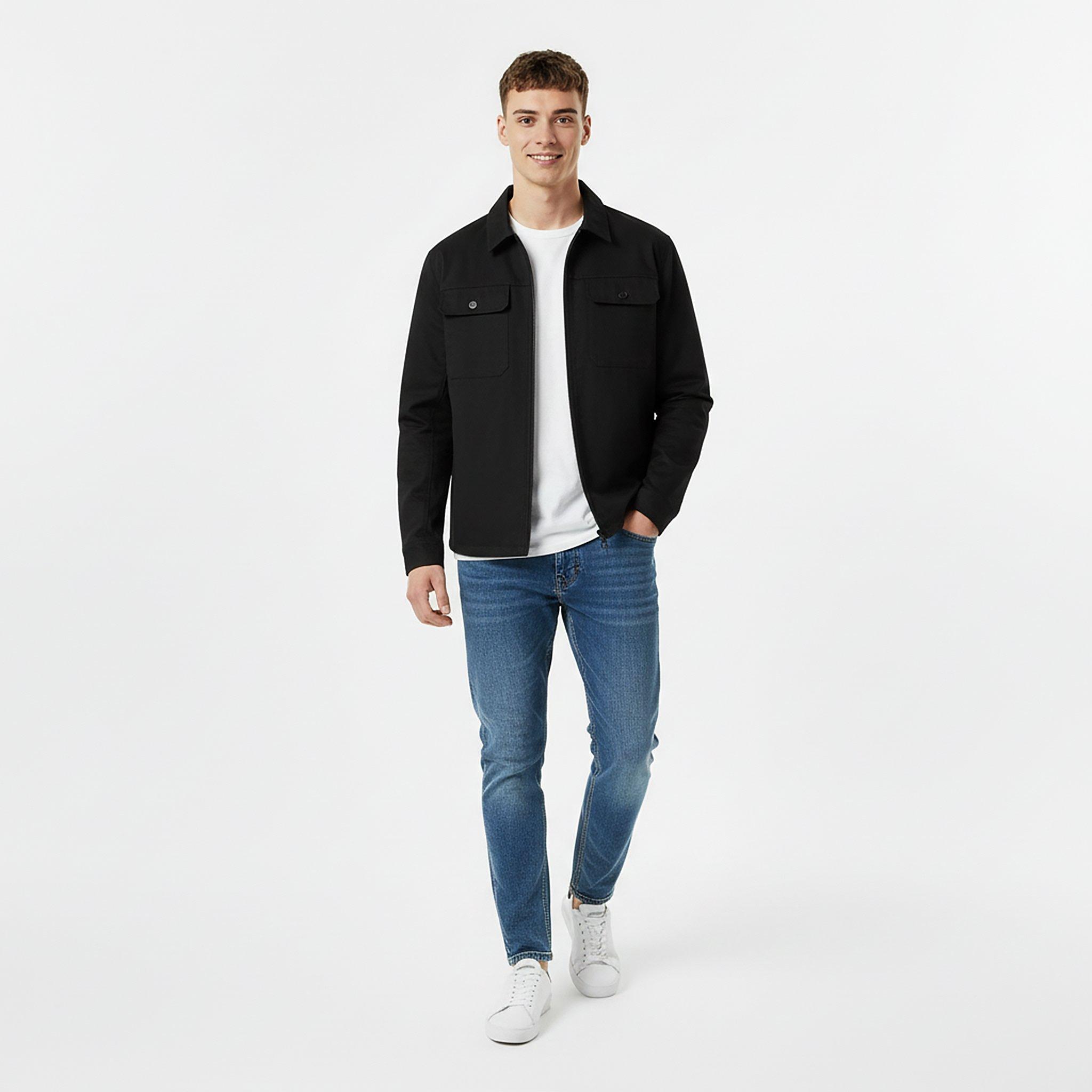 Black - Jack Wills - Men's Shire Utility Overshirt - 5