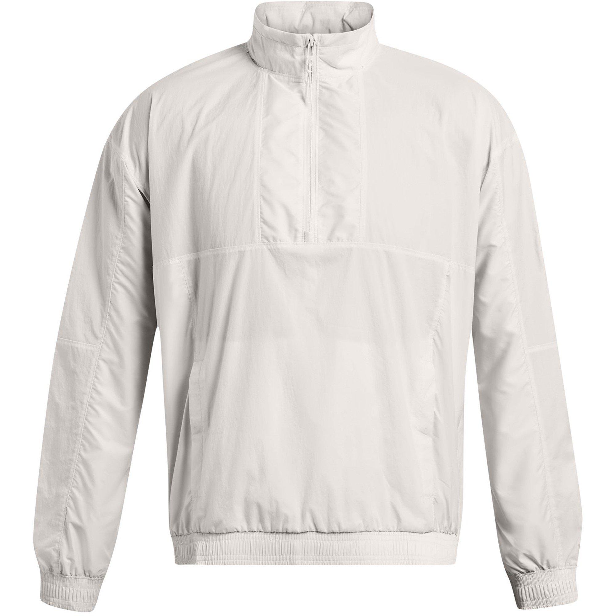 White - Under Armour - Men's Curry Woven Weather-Resistant Athletic Fit Performance Training Jacket - 1