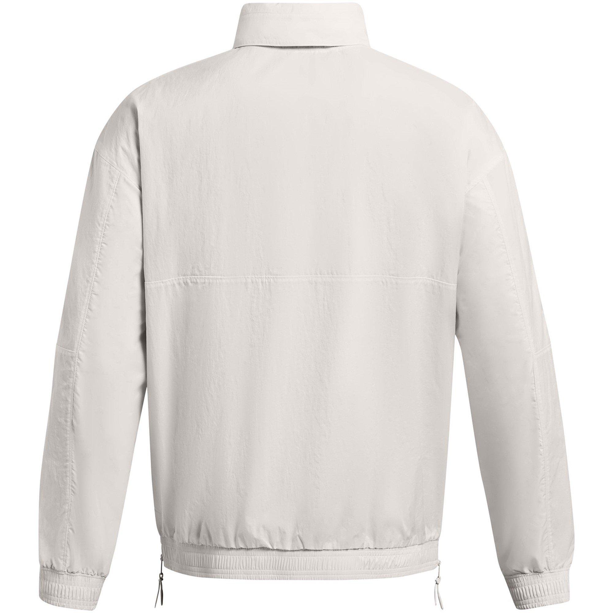 White - Under Armour - Men's Curry Woven Weather-Resistant Athletic Fit Performance Training Jacket - 7