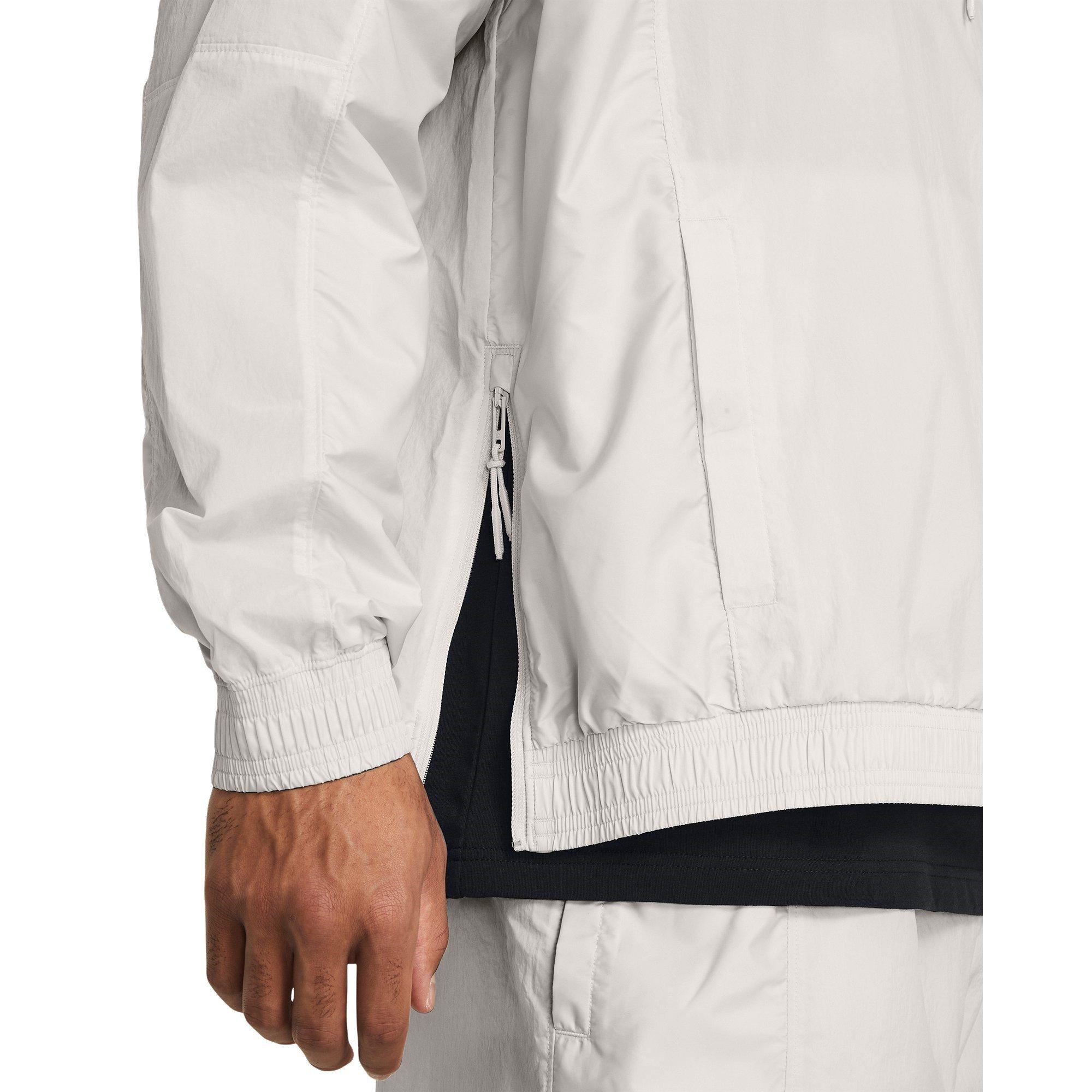 White - Under Armour - Men's Curry Woven Weather-Resistant Athletic Fit Performance Training Jacket - 5