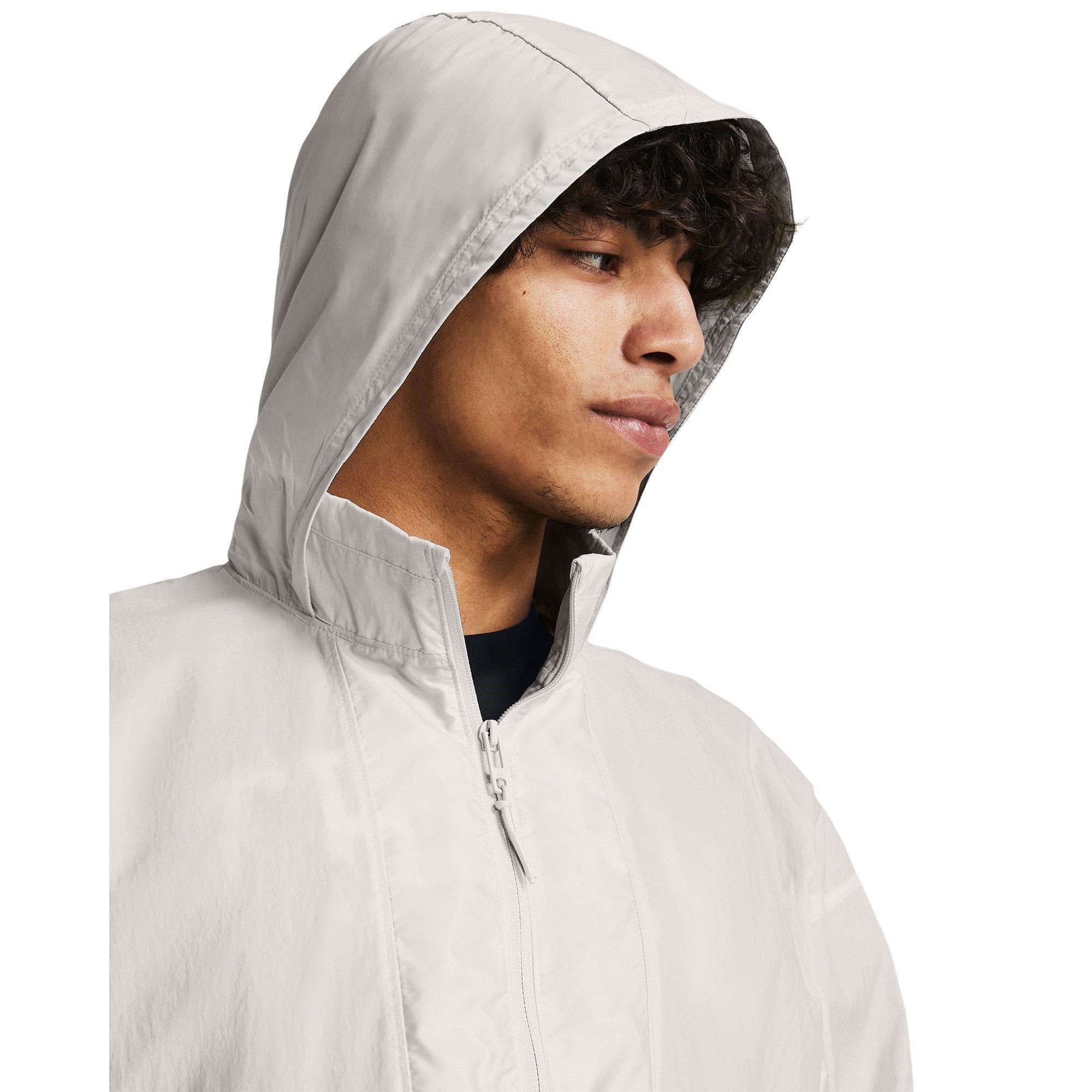 White - Under Armour - Men's Curry Woven Weather-Resistant Athletic Fit Performance Training Jacket - 6
