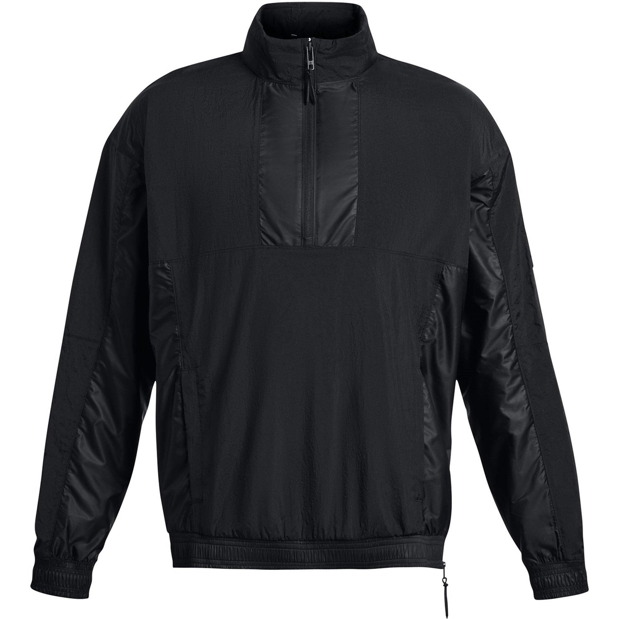 Zwart - Under Armour - Men's Curry Woven Weather-Resistant Athletic Fit Performance Training Jacket - 1