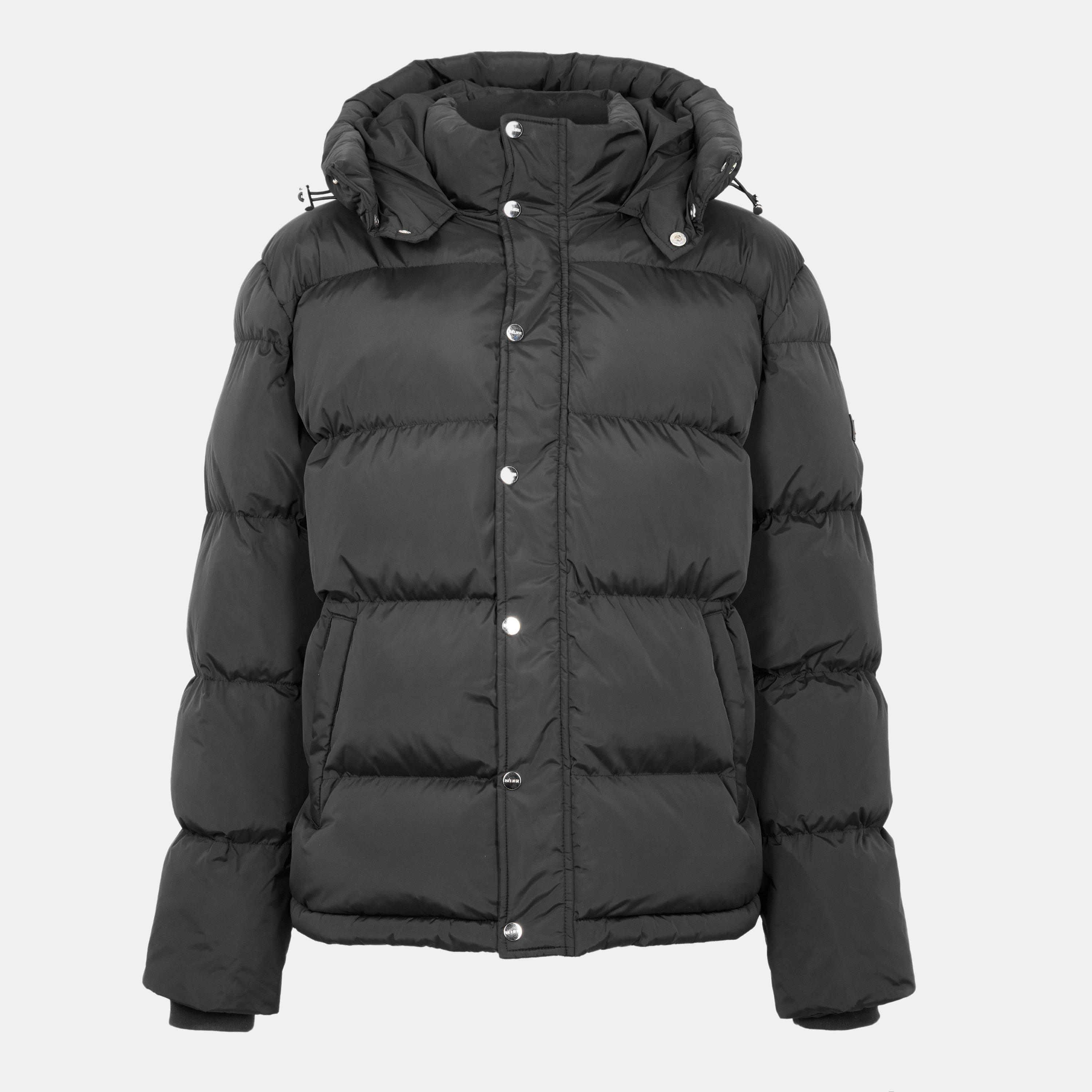 Black - BELIER - Men's Short Puffer Jacket - 1