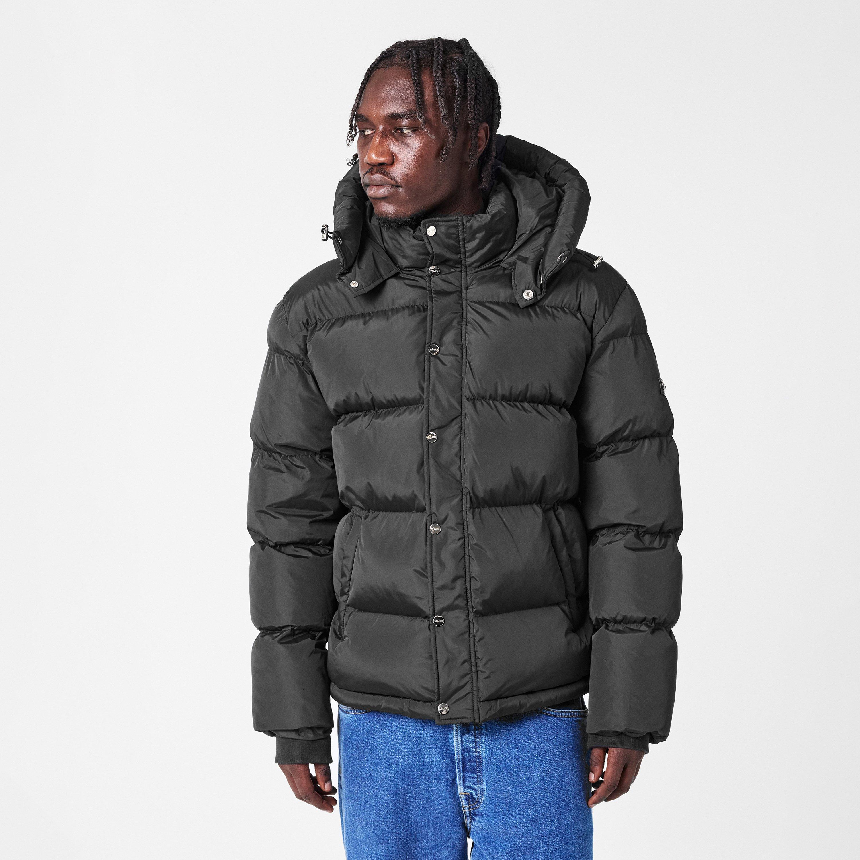 Black - BELIER - Men's  Short Puffer Jacket - 3